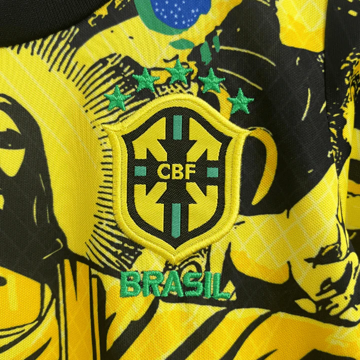 Brazil Jesus Premium Kids Size Yellow Kit