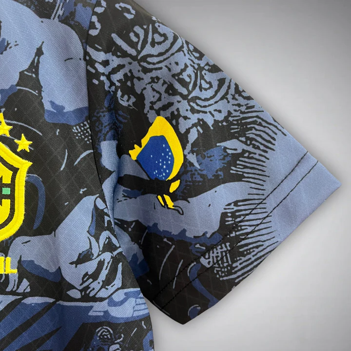 Brazil Jesus Premium Blue Kids Size Kit