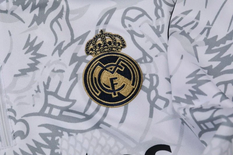 Real Madrid Dragón Blanco Premium Tracksuit