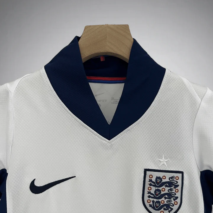 England 2024 White Home Kids Football Kit