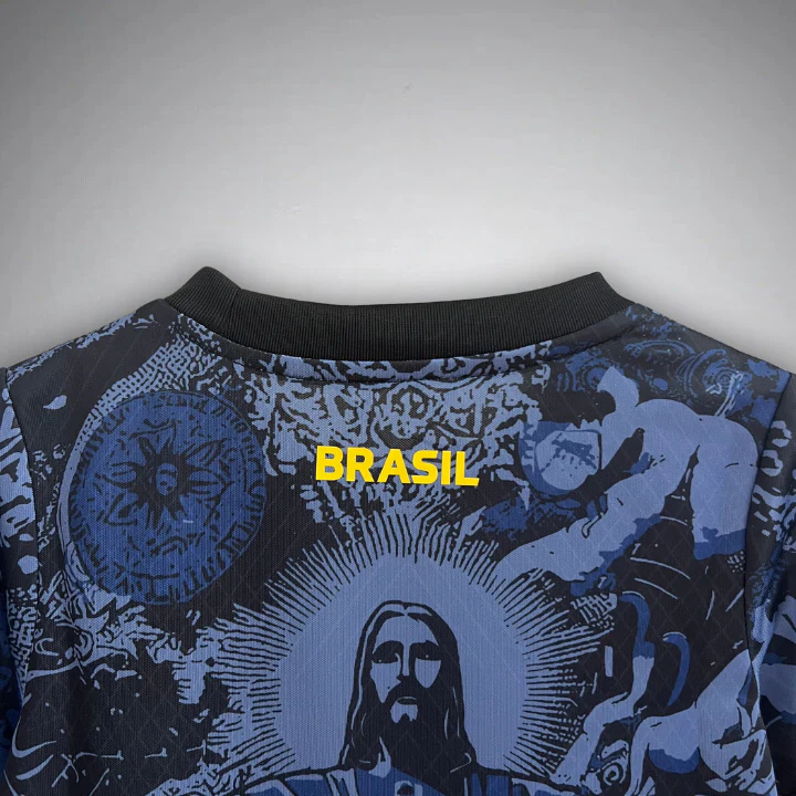 Brazil Jesus Premium Blue Kids Size Kit
