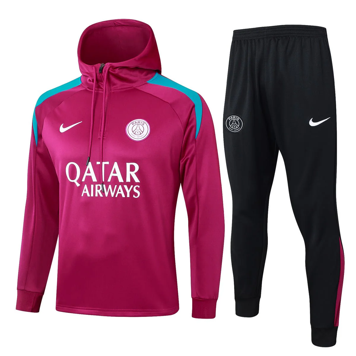 PSG Pink and Black Premium Tracksuit