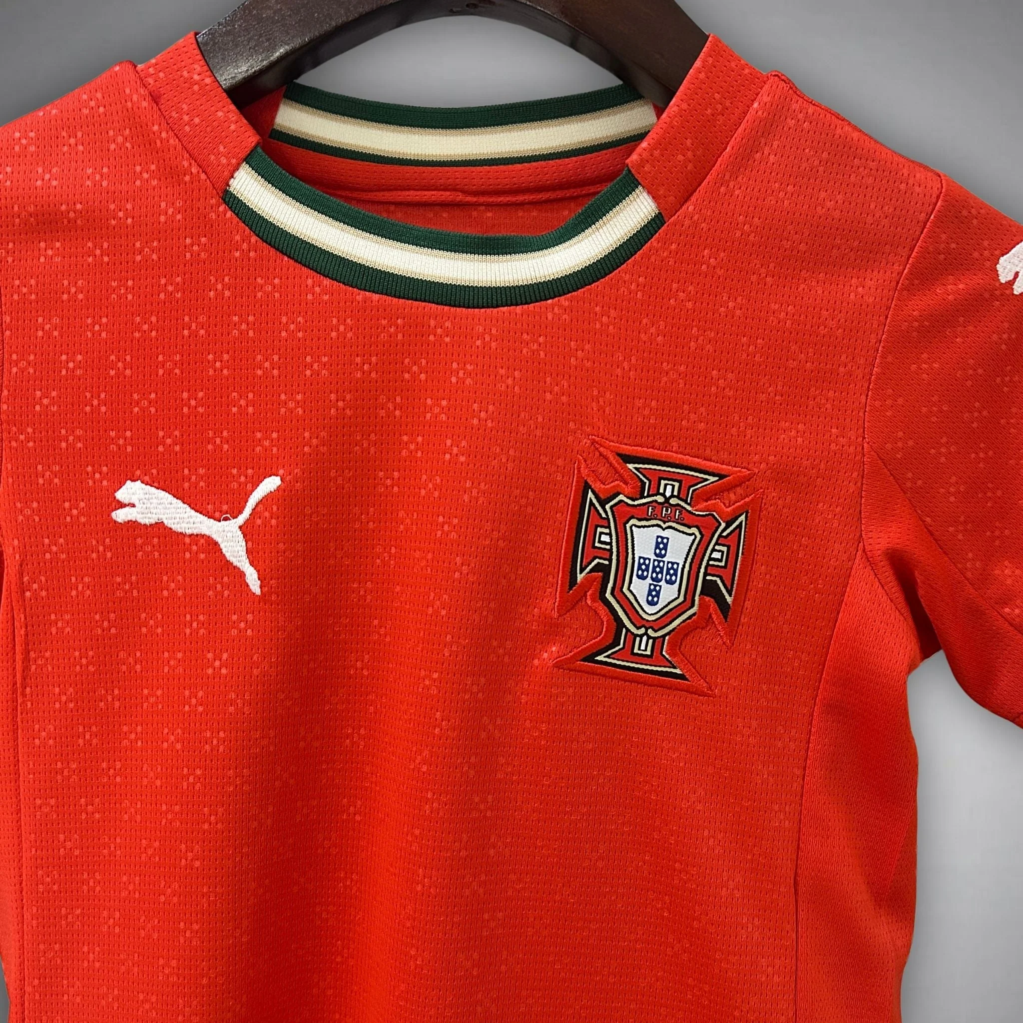 Portugal 2025 Home Kids Football Shirt