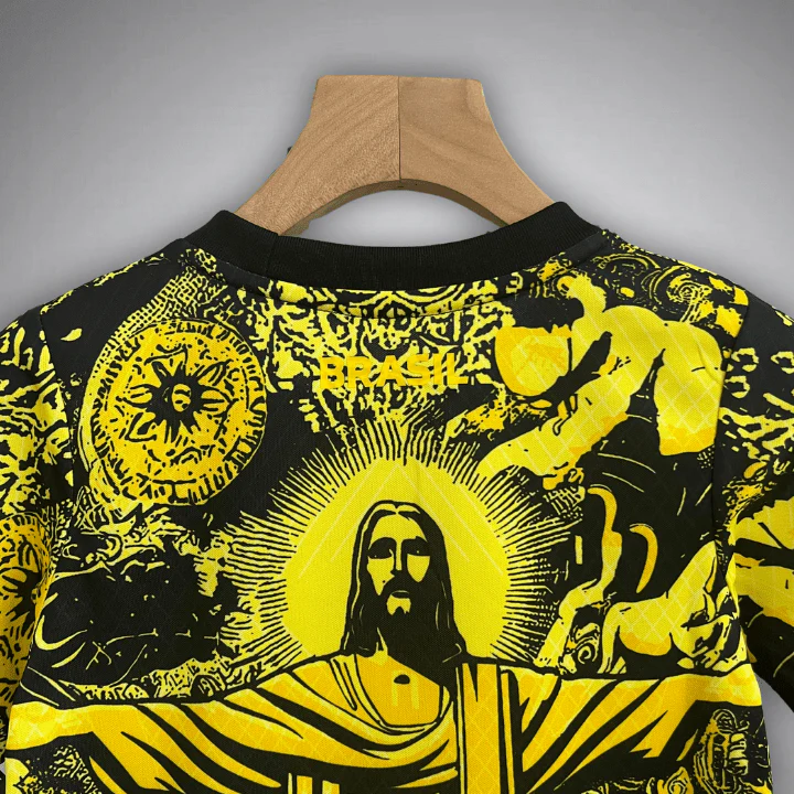 Brazil Jesus Premium Kids Size Yellow Kit