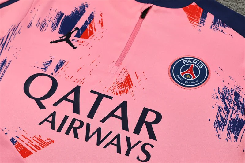 PSG Parisian Frost Pink Navy Tracksuit | S–2XL
