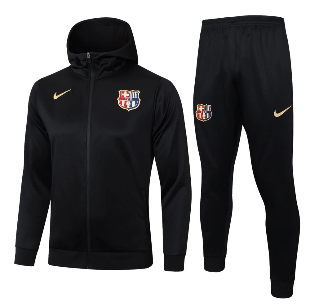 FC Barcelona Black Premium Tracksuit