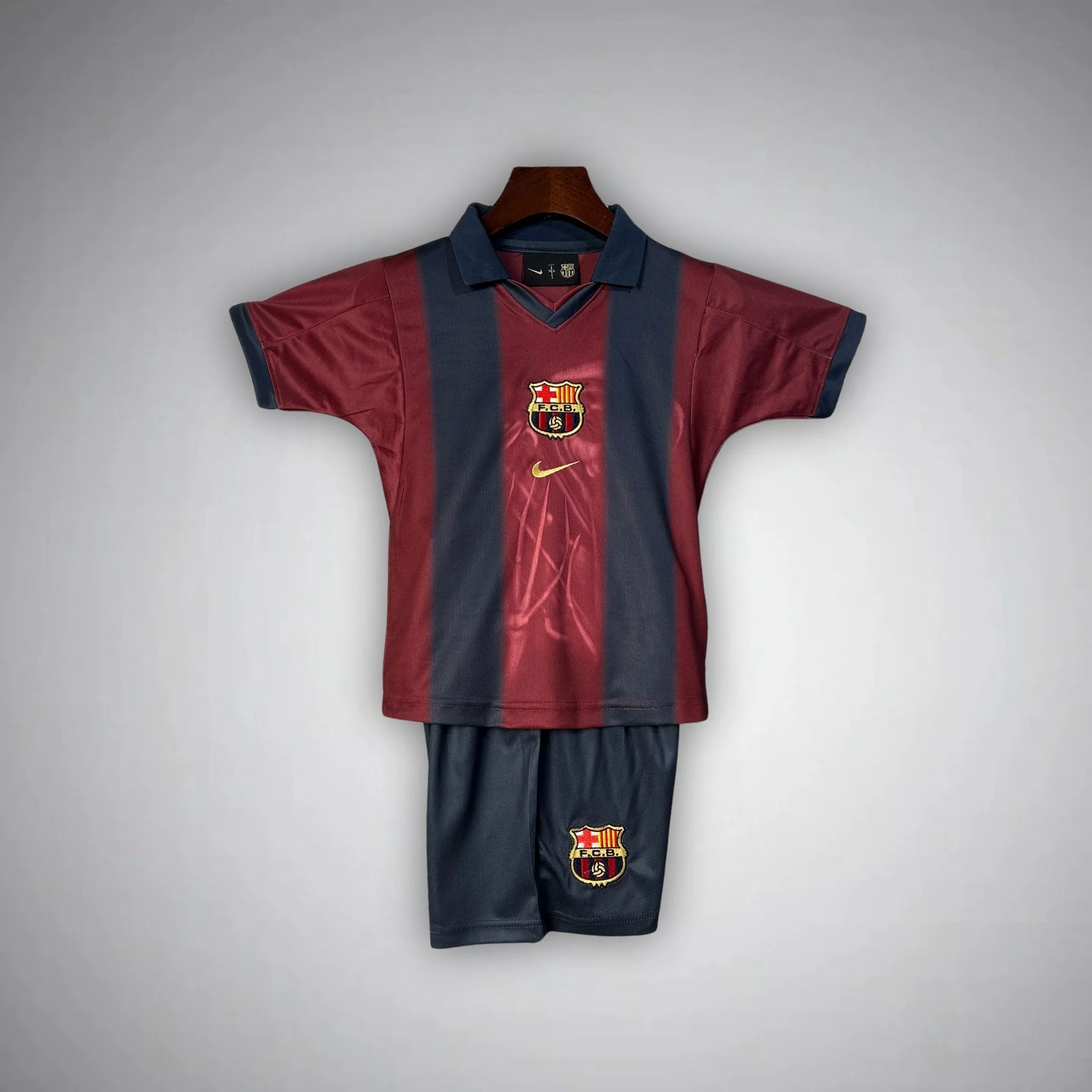 2000/01 FC Barcelona Retro x Cactus Jack Kids Home Kit - Limited Edition Soccer Jerseys