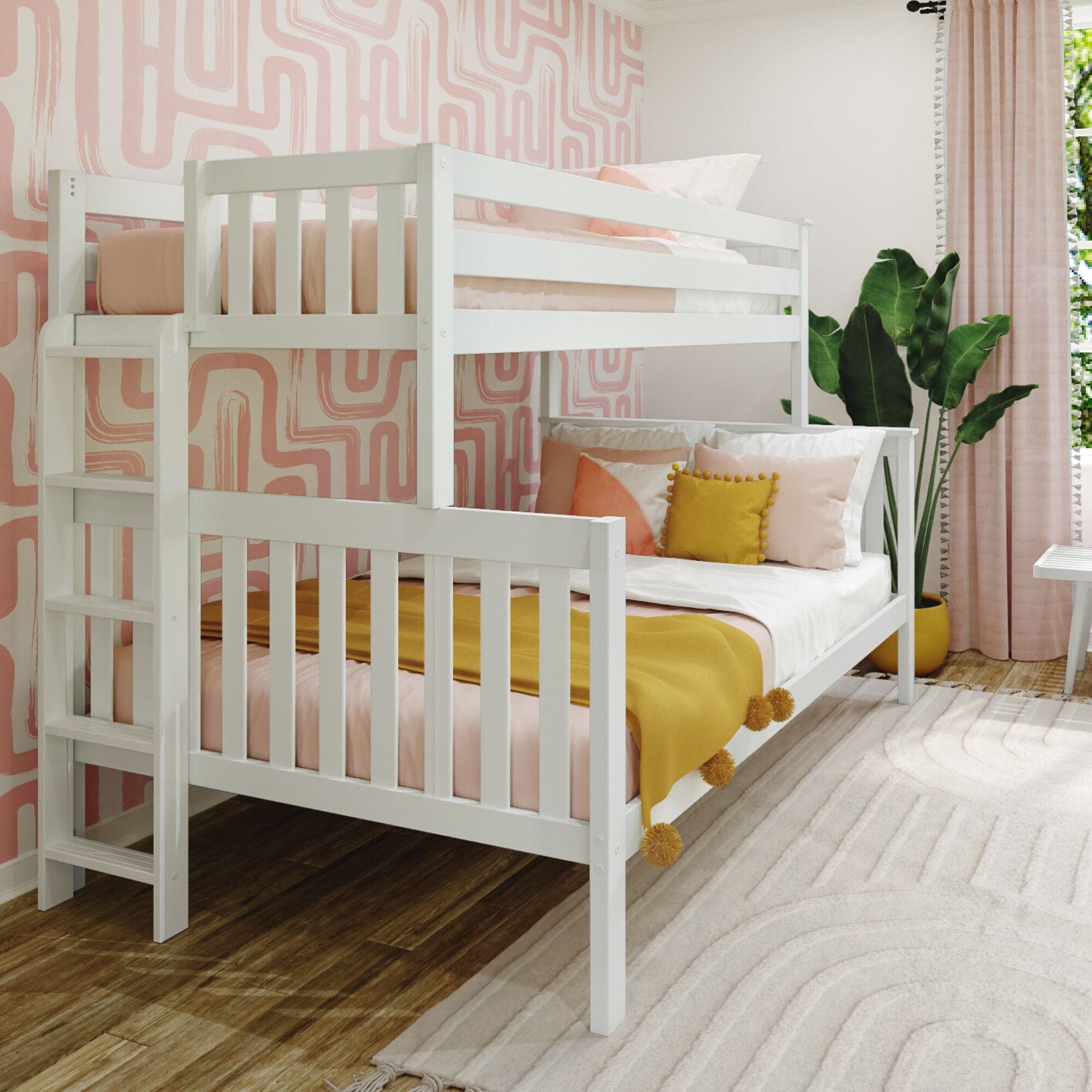đStore Closing SaleđTwin over Full Bunk Bed with Ladder on End