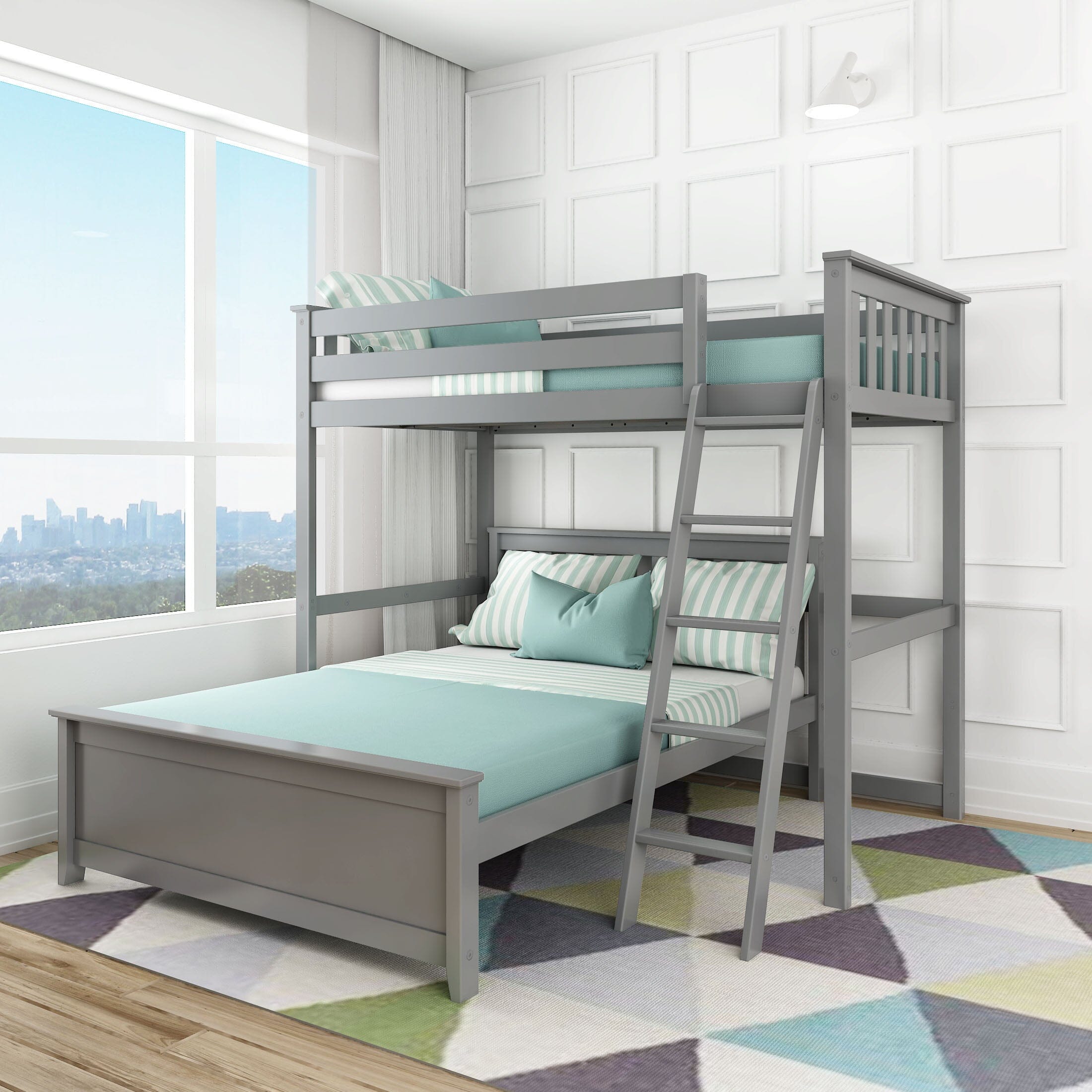đStore Closing SaleđTwin over Full L-Shaped Bunk Bed