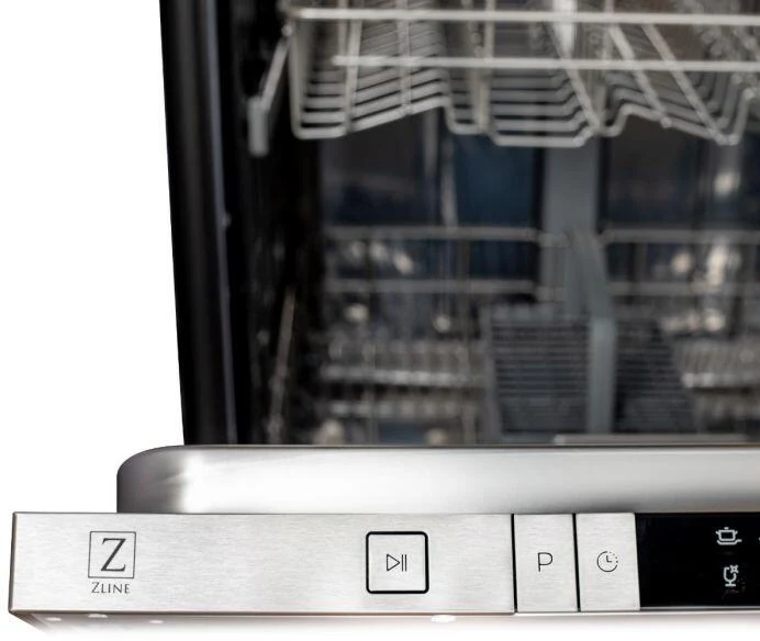 Top Control Dishwasher in Stainless Steel with Stainless Steel Tub and Traditional Style Handle ZLINE DW-304-H-24 24 in.