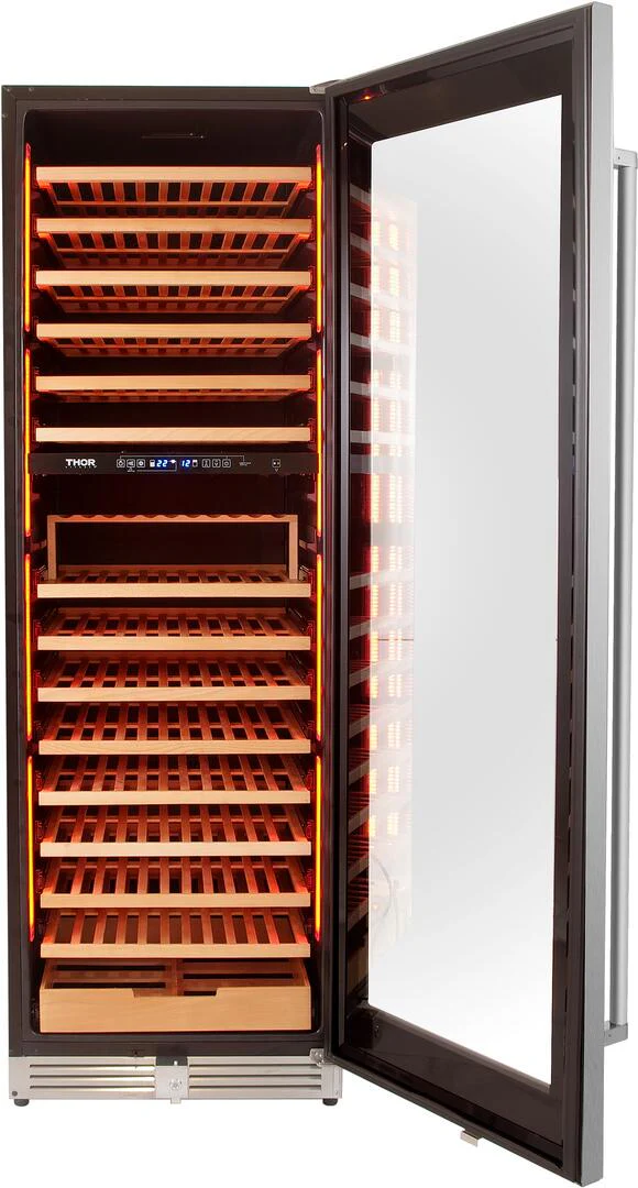 Thor 24-Inch162-Bottle Stainless Steel Dual Zone Wine Cooler