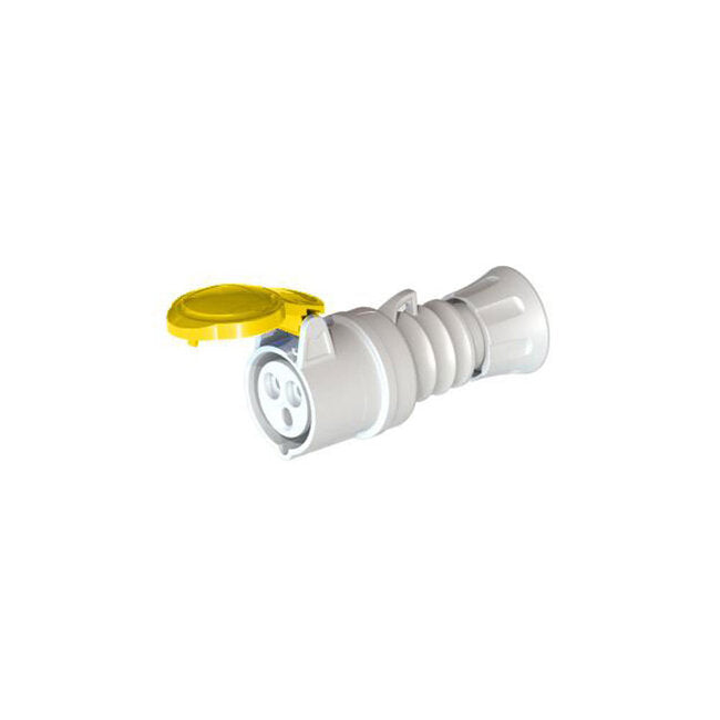 Industrial Female Mobile Socket 3P 16A 100-130V 50/60Hz  - GW62001H