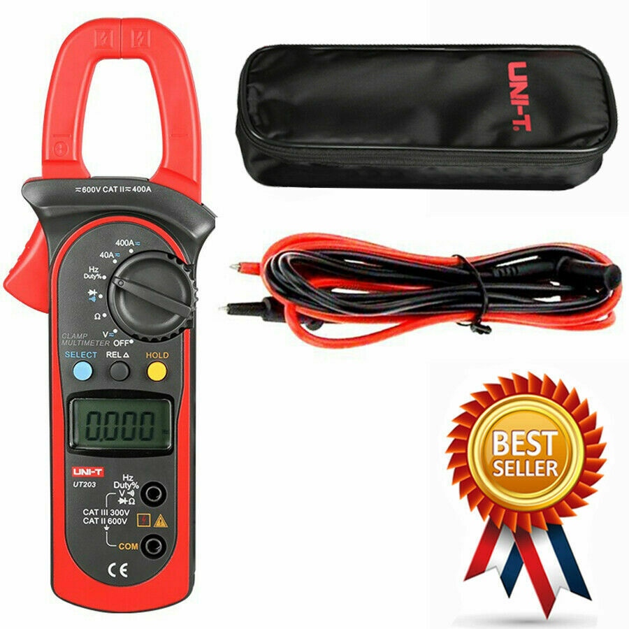 Digital Clamp Meter AC DC Volt ( UNI-T UT203+) Upgraded Version