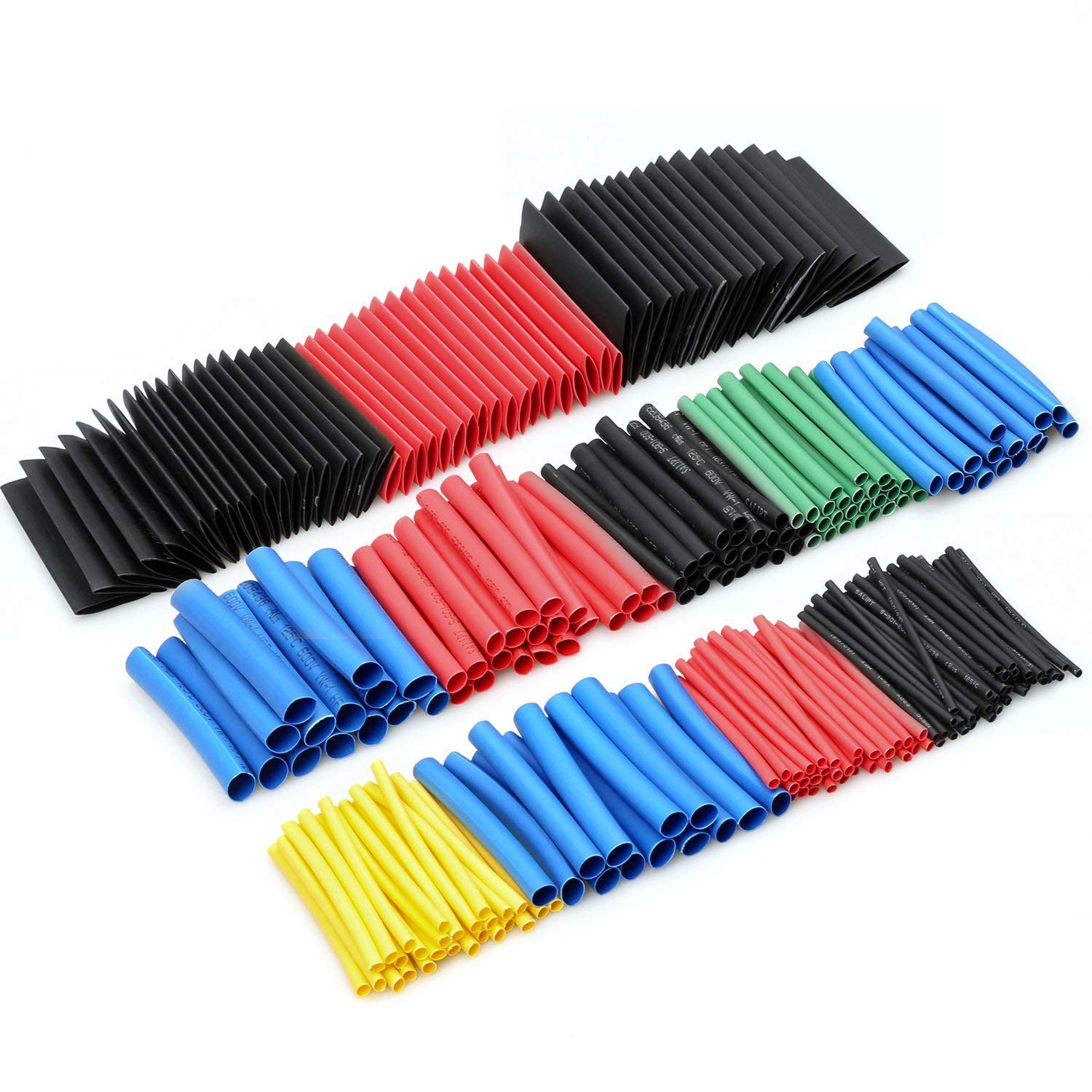 Heat Shrink Tube Kit with Box (5 colors/12 Sizes)