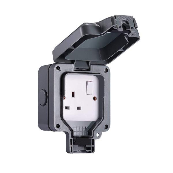 Weatherproof Single Socket Enclosure IP65 Waterproof