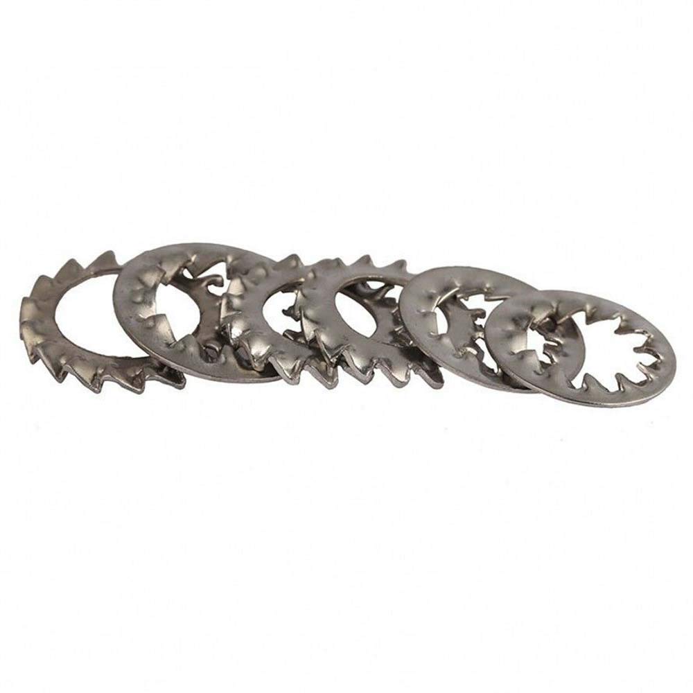 M10 External Toothed Shakeproof Serrated Lock Washer External & Internal Toothed A2 304 Stainless Steel