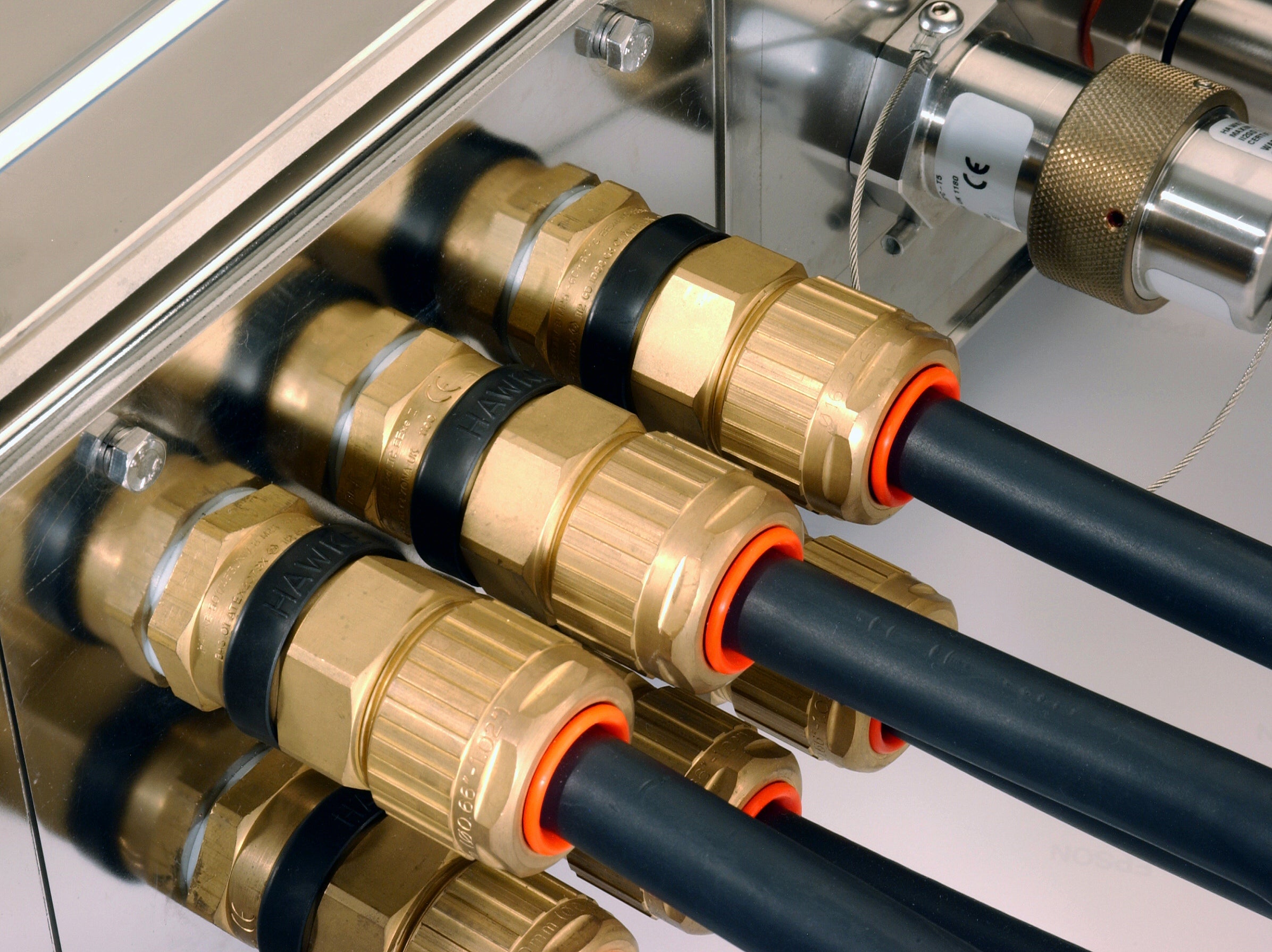 Explosion Proof Brass Cable Gland EExd 501/453 RAC 20MM Hawke