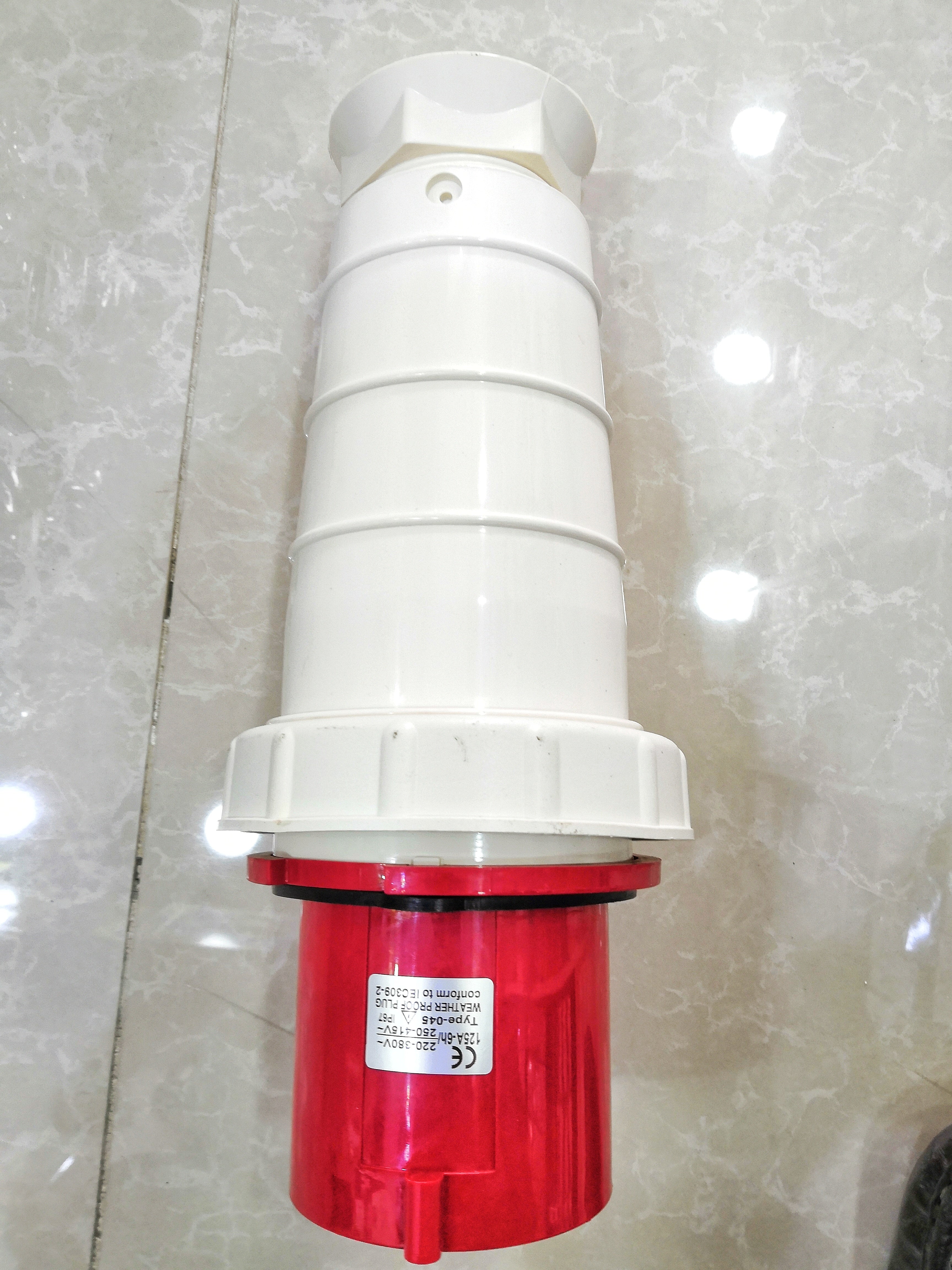 Industrial Socket 125Amp 5Pin Male 380-440V IP67 Type 045