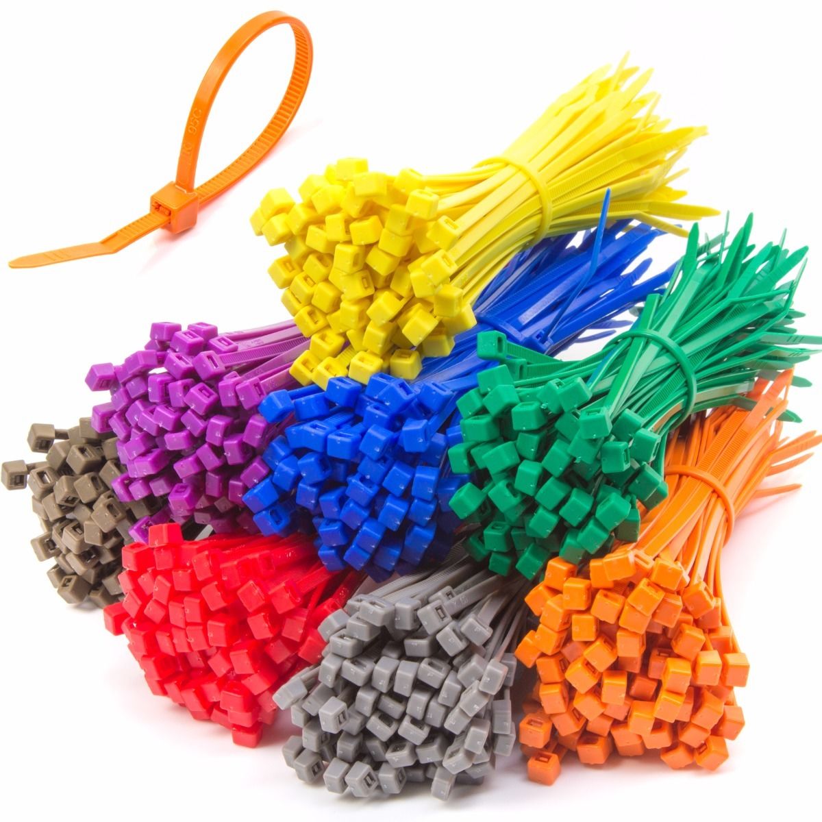 PVC COLOUR CABLE NYLON / PLASTIC CABLE TIES