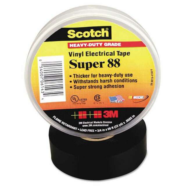Scotch 88 Super Vinyl Electrical Tape 1 1-2