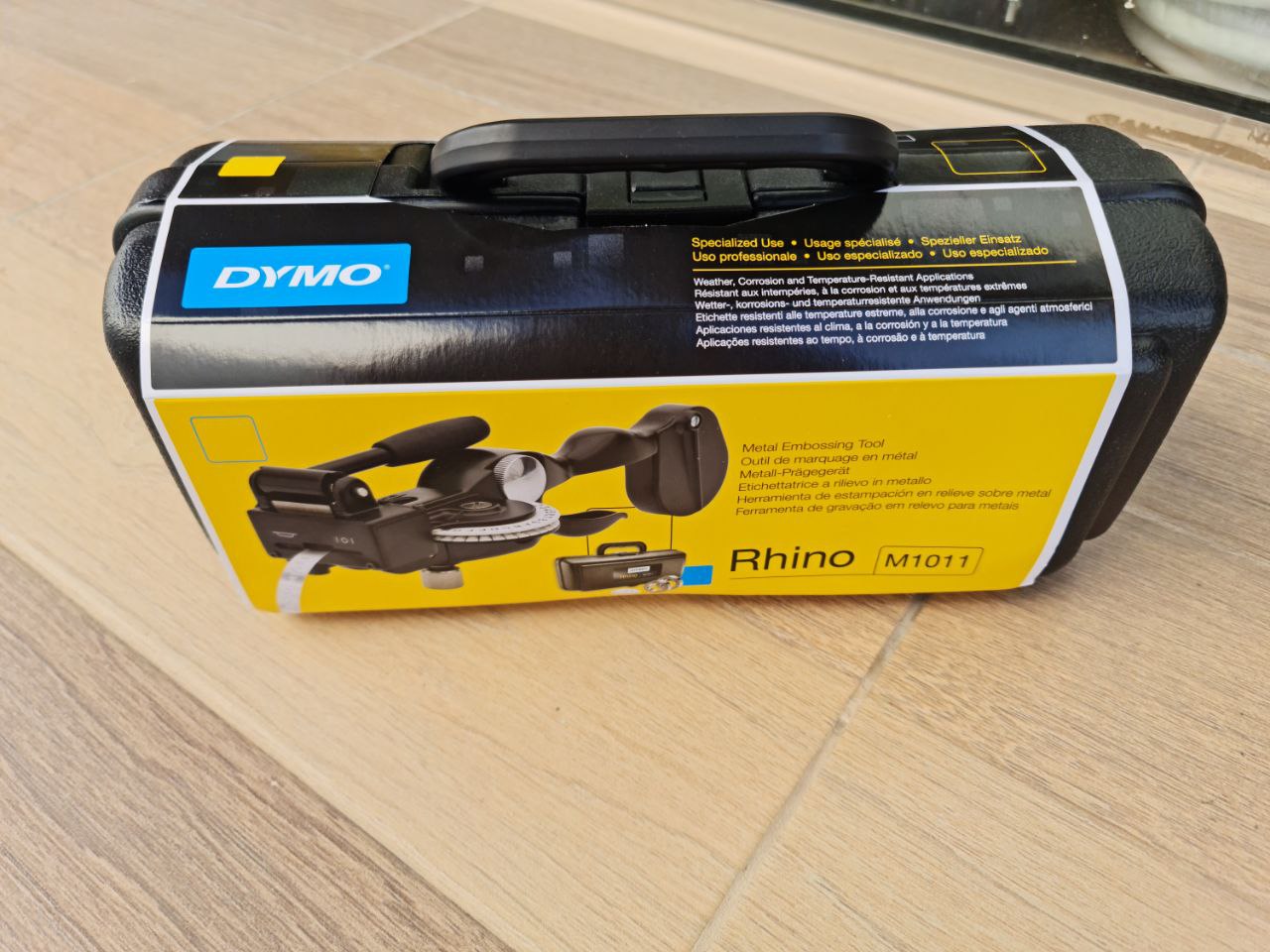 Stainless Steel Metal Tape Embossing Machine Kit DYMO Rhino M1011