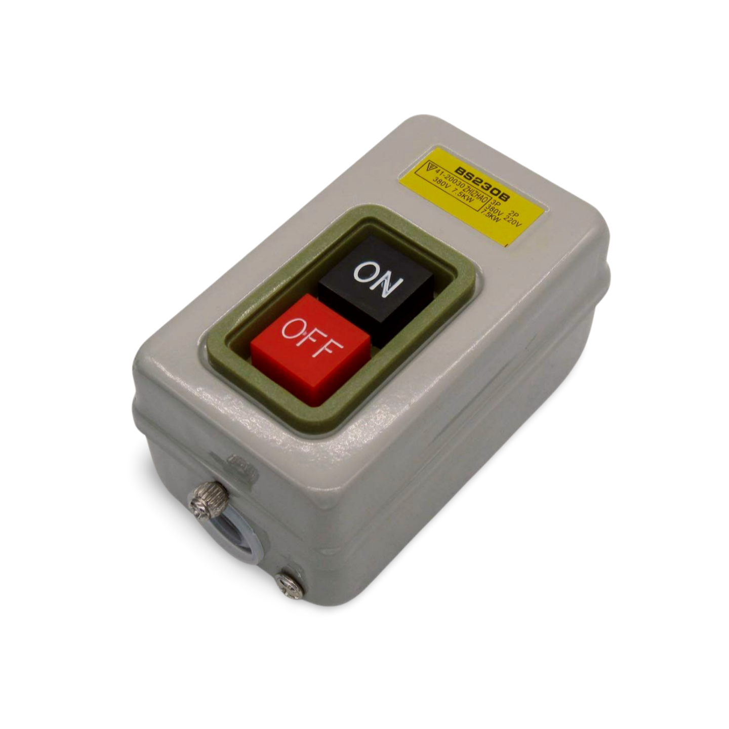 Push Button Switch On/Off Control Station 10A AC 220V /380V BS230B