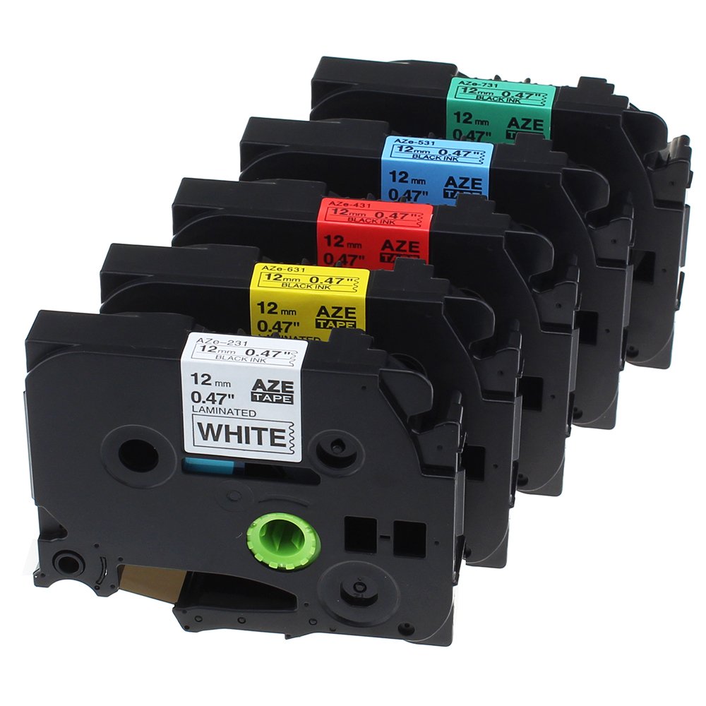 Label Ink Ribbon for Brother Printer Compactible