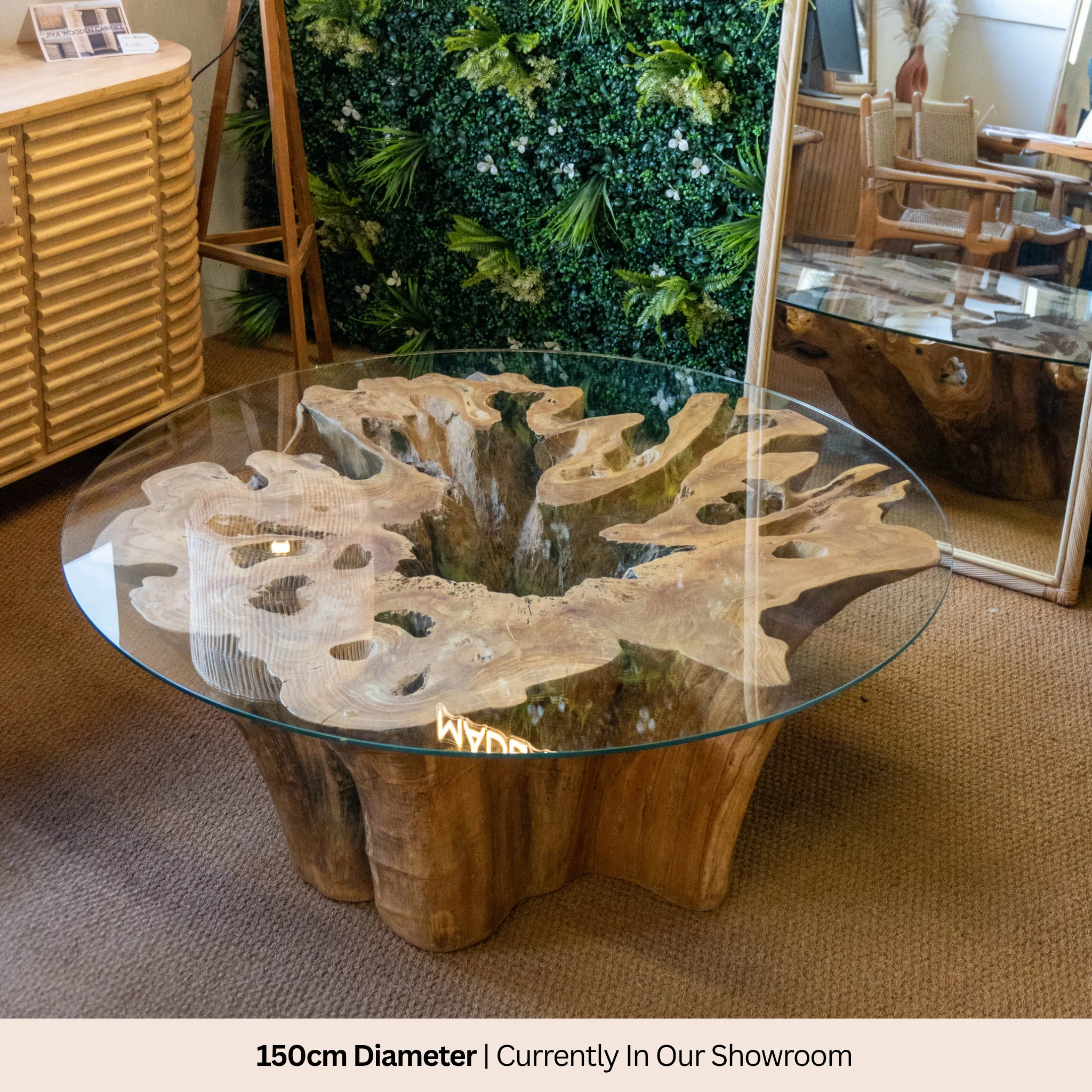 Asri Tree Trunk Coffee Table