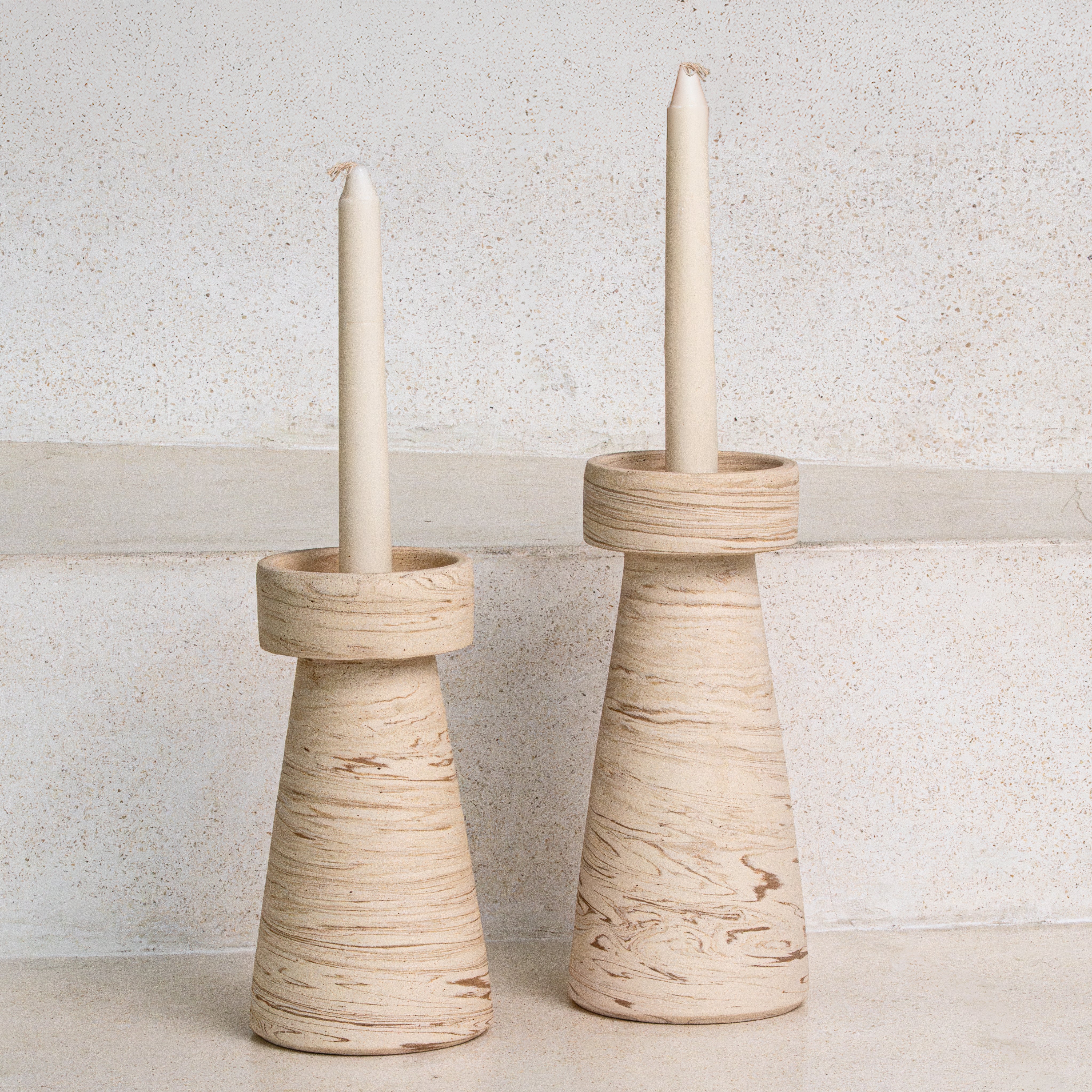 Cahaya Ceramic Taper Candle Holder