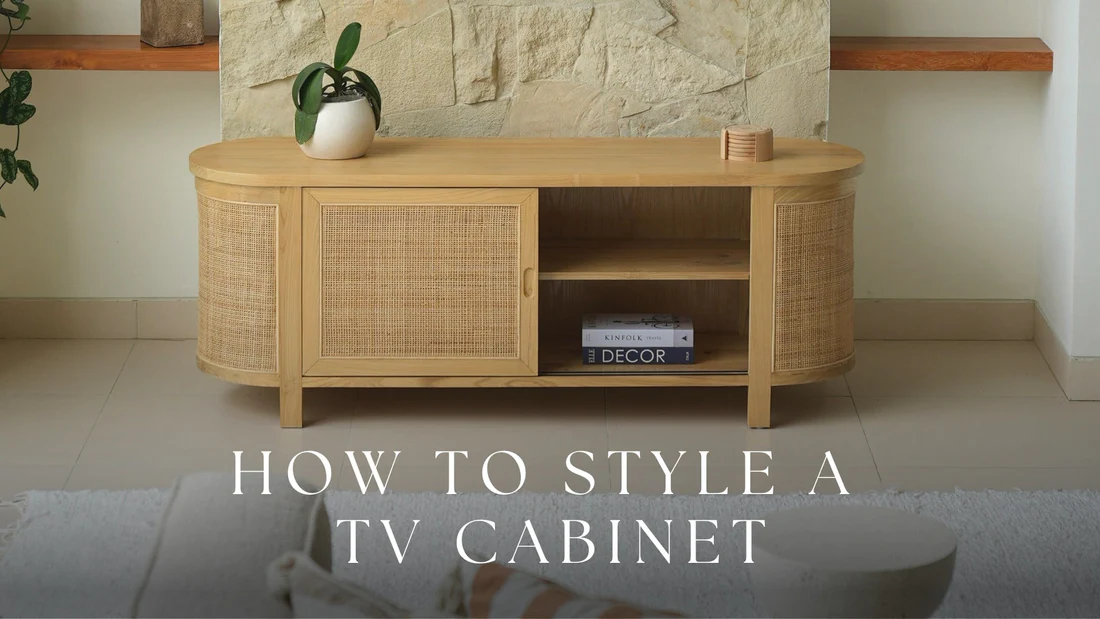 How to Style a TV Cabinet for a Balanced and Beautiful Space