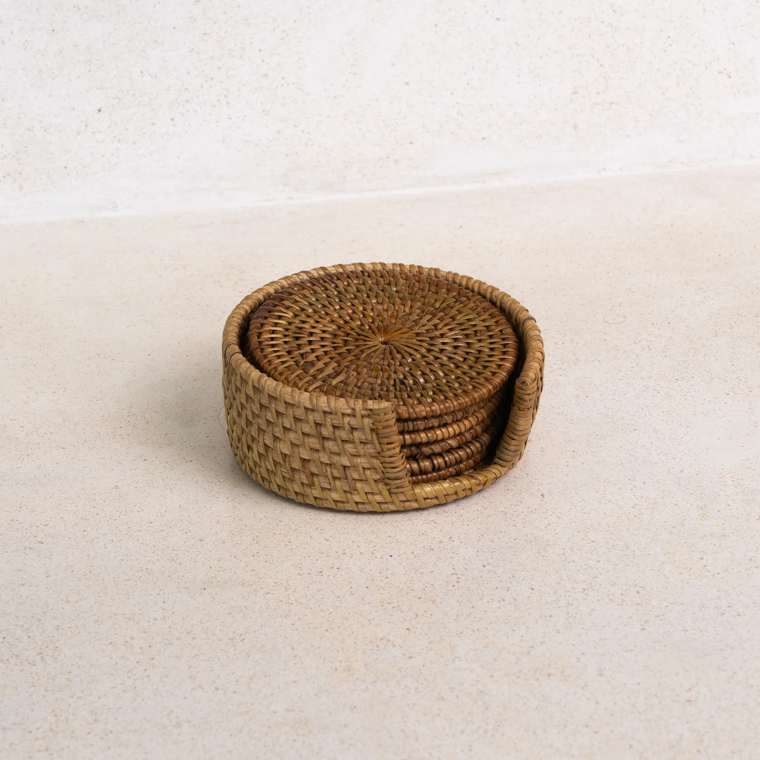 Sipi Rattan Coasters