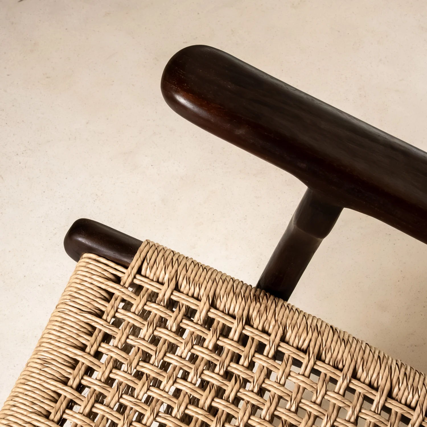 Zara Chocolate Rattan Accent Chair With Armrest