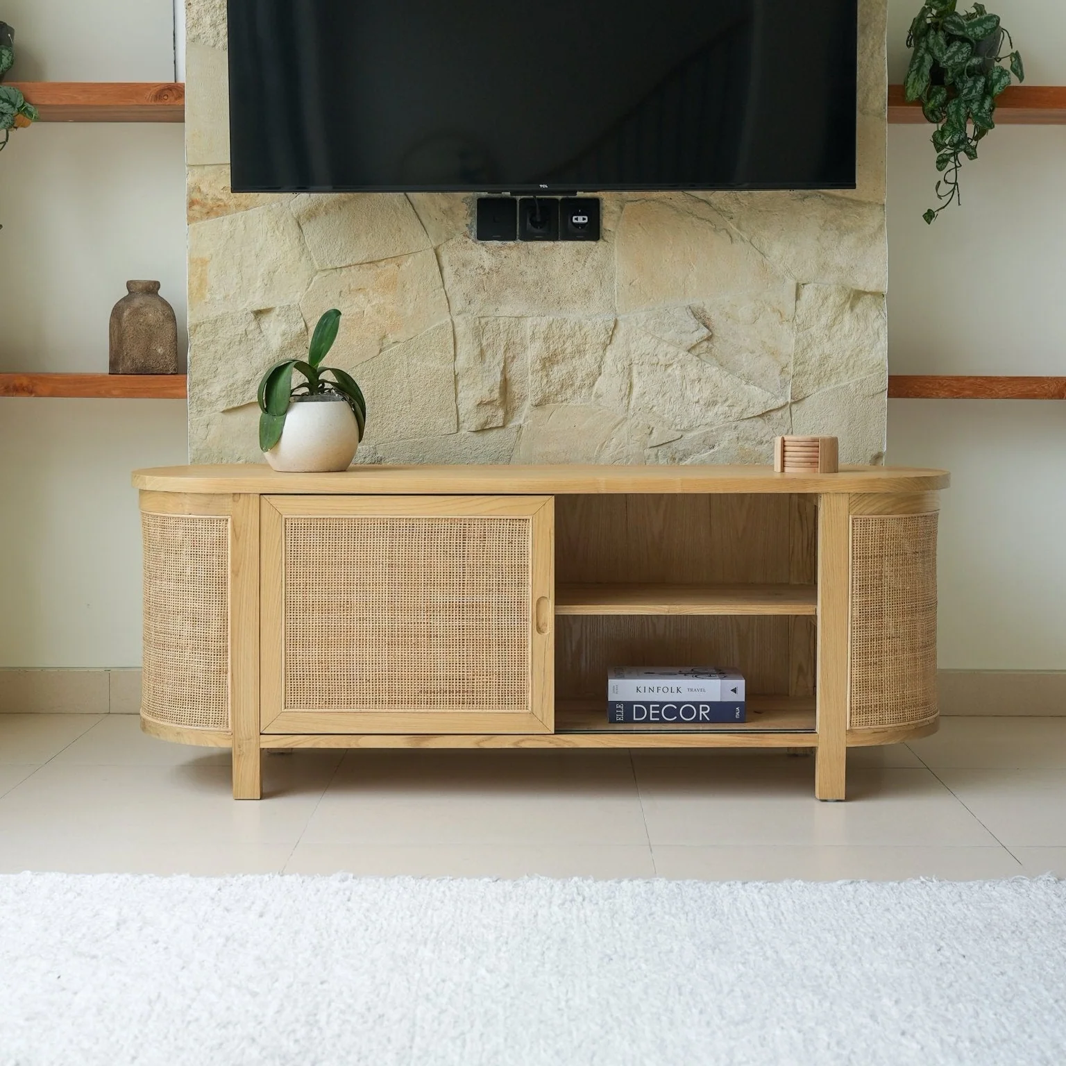 Ciami Rattan TV Cabinet