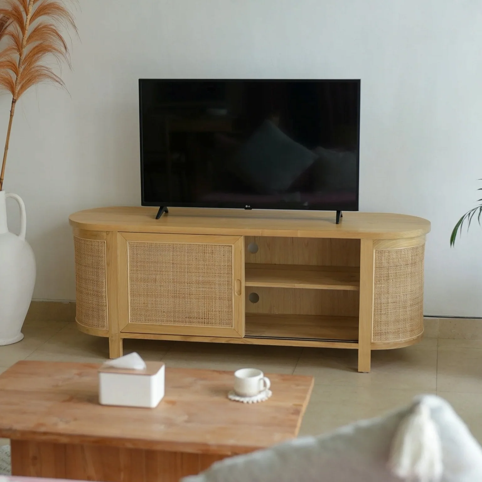 Ciami Rattan TV Cabinet