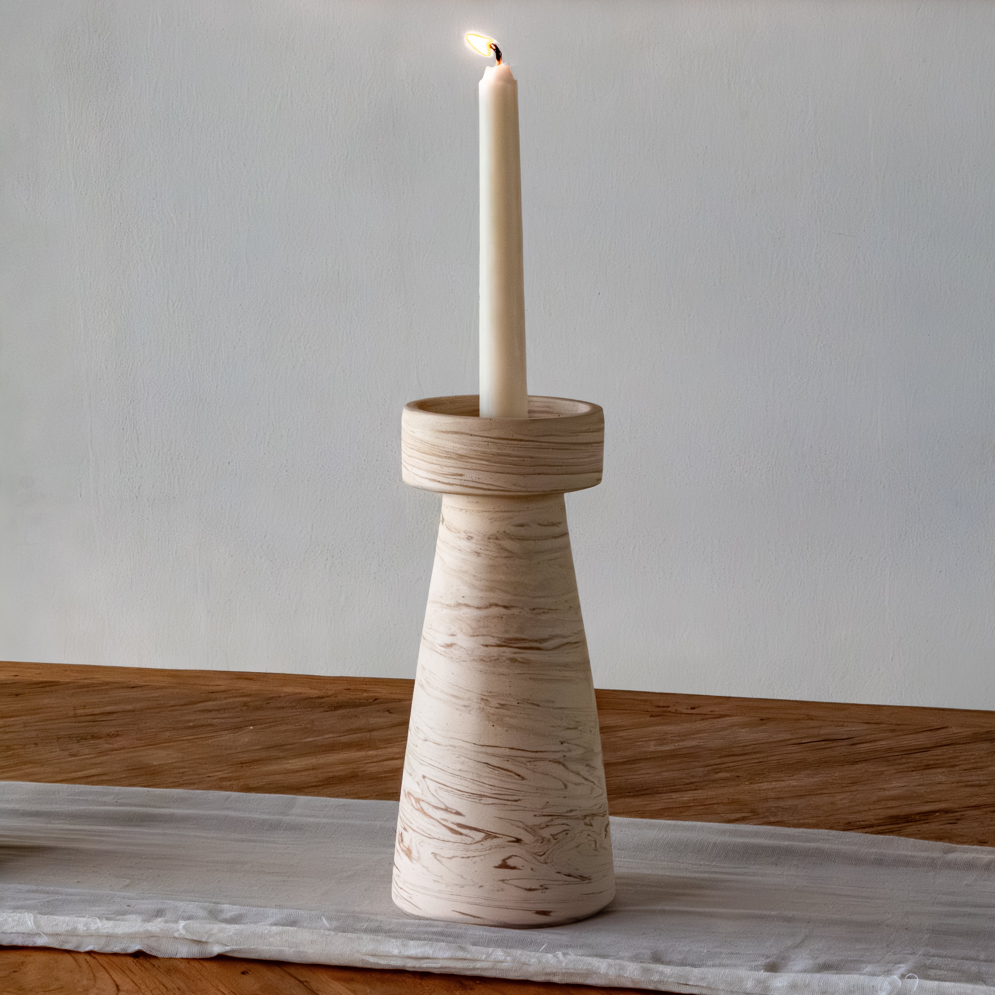 Cahaya Ceramic Taper Candle Holder