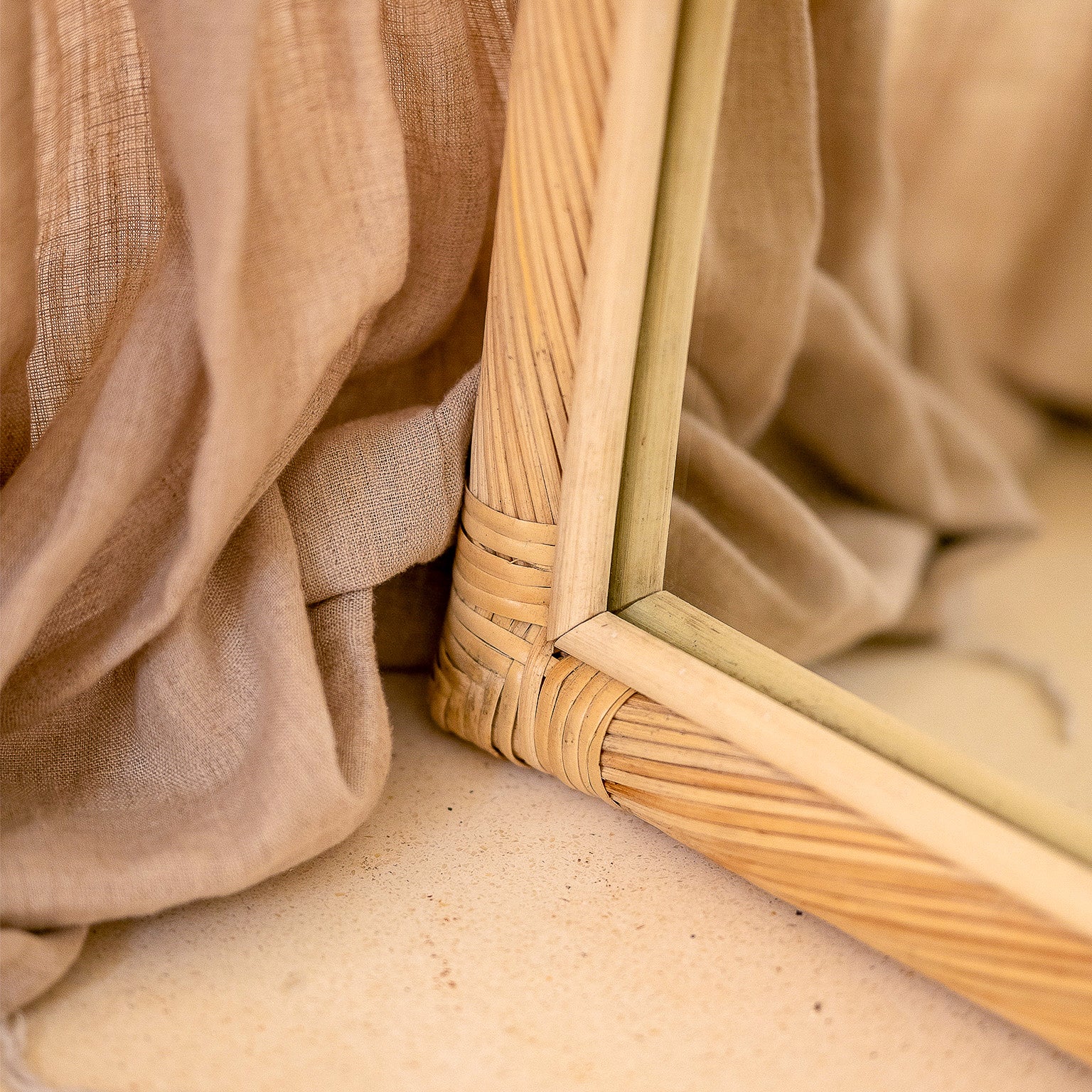 Citra Teak Leaning Mirror