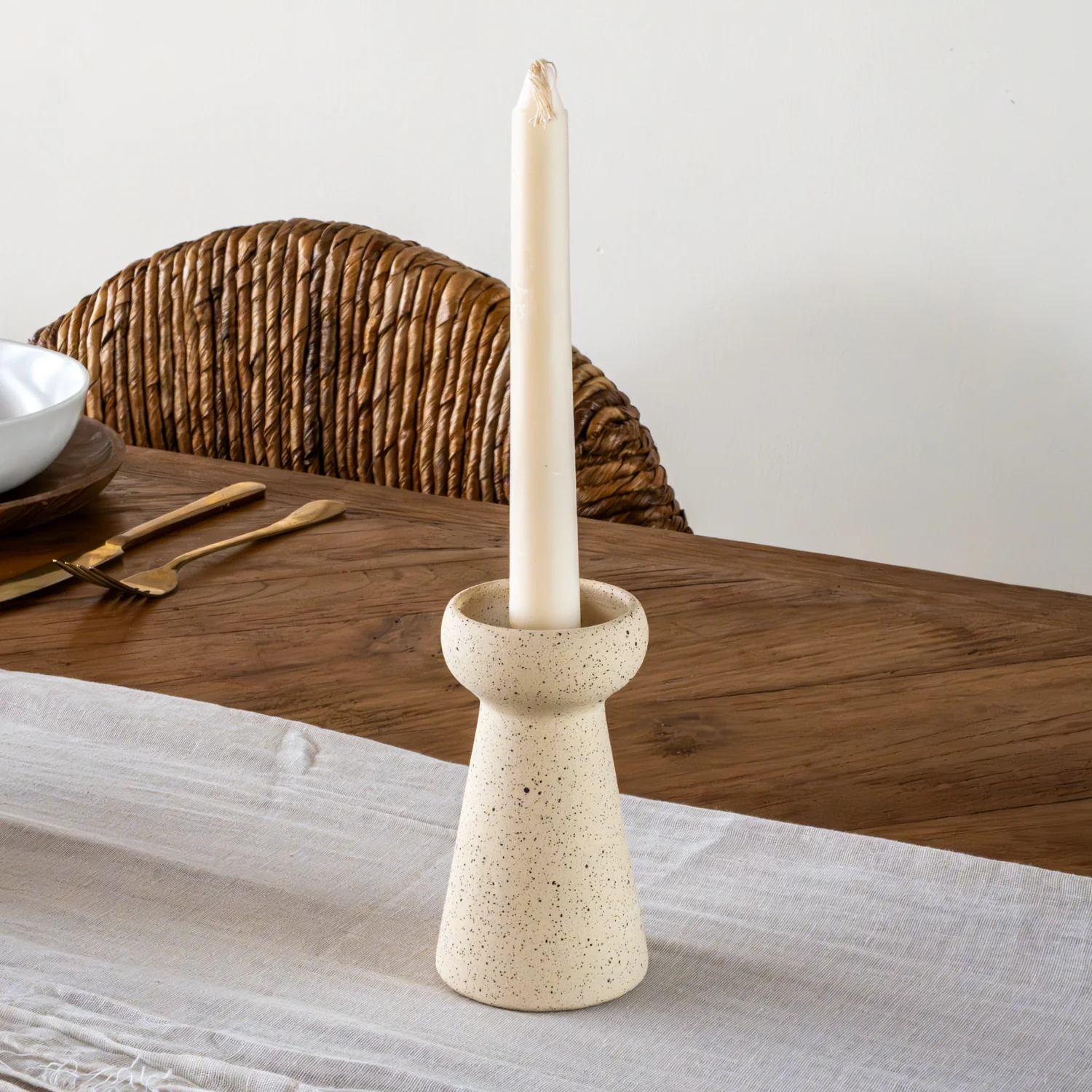 Tugu Ceramic Pillar Candle Holders