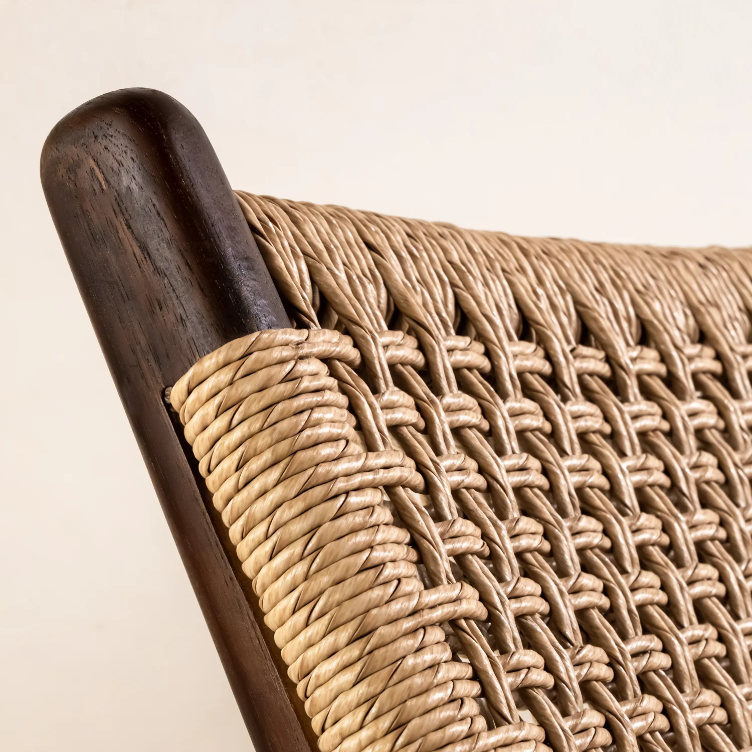 Zara Chocolate Rattan Accent Chair With Armrest