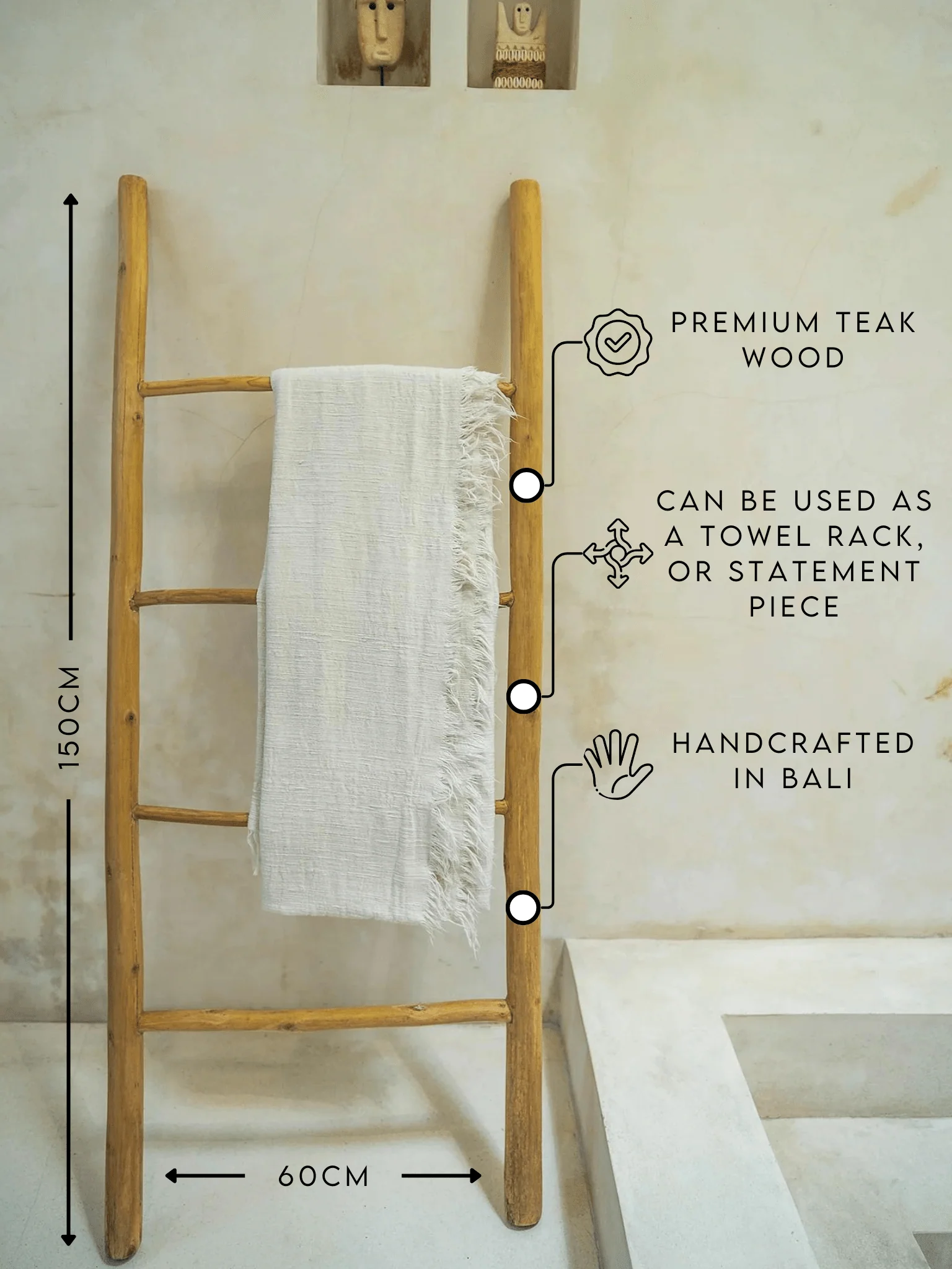 Mandi Towel Ladder Rack