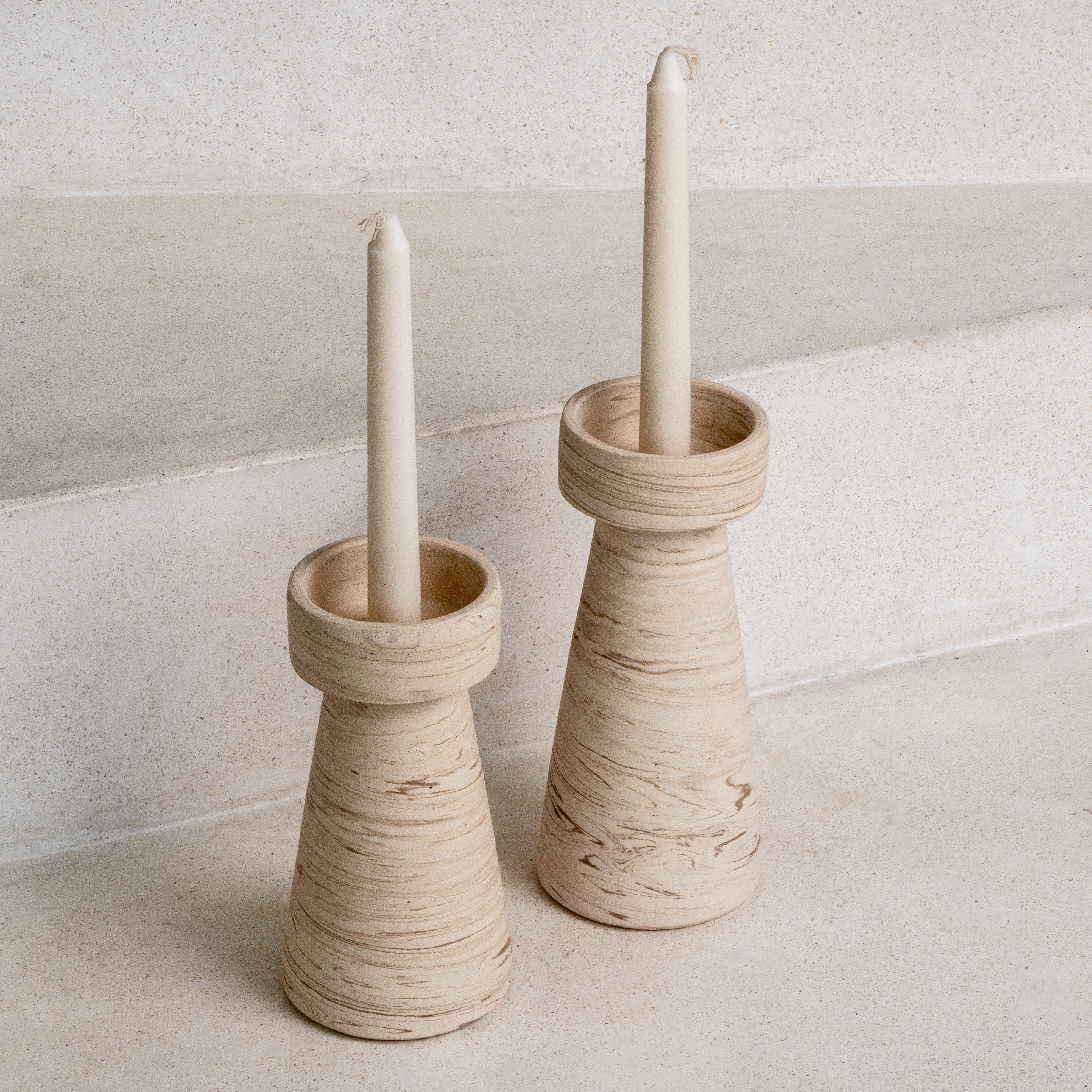 Cahaya Ceramic Taper Candle Holder