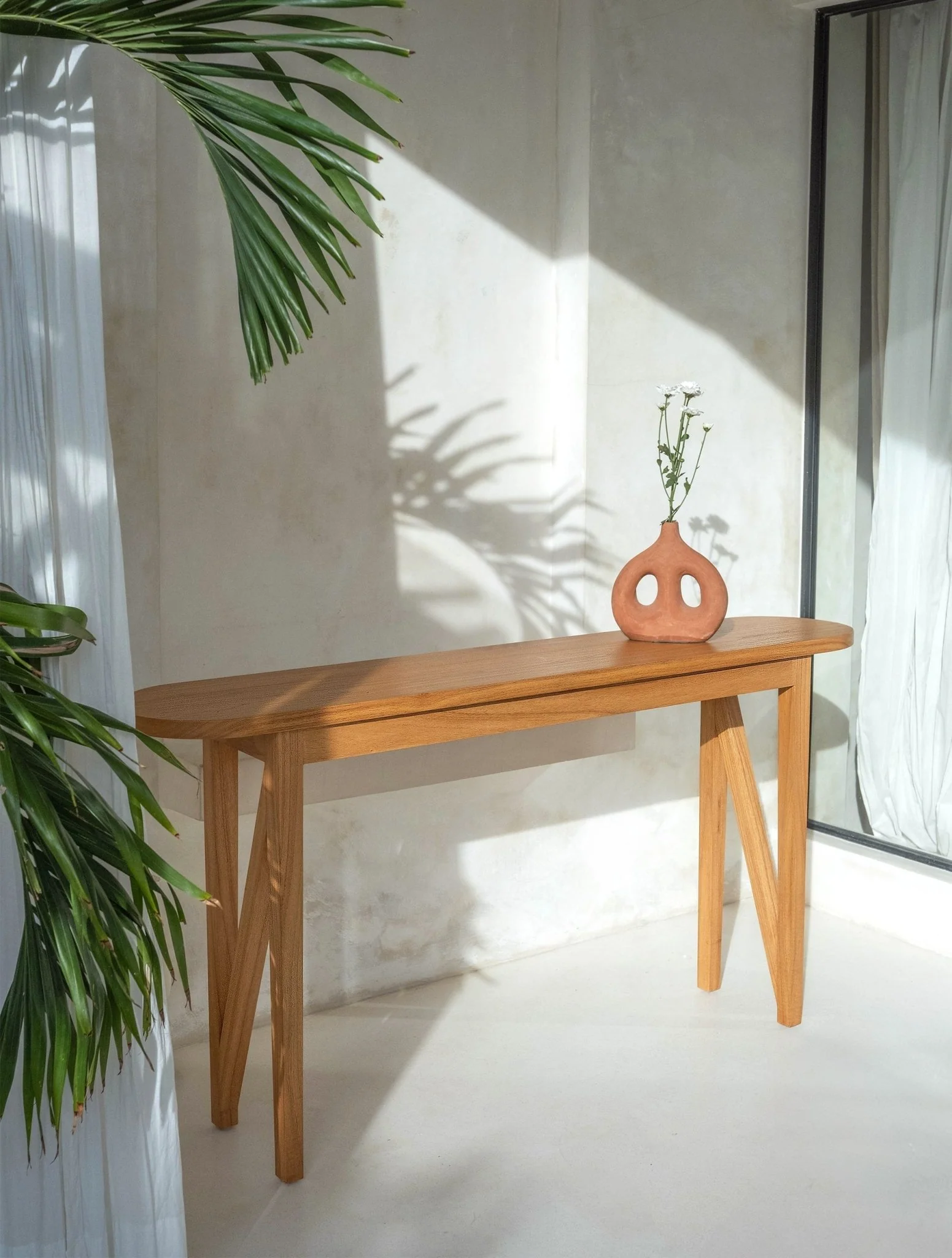 Sari Wooden Console Table