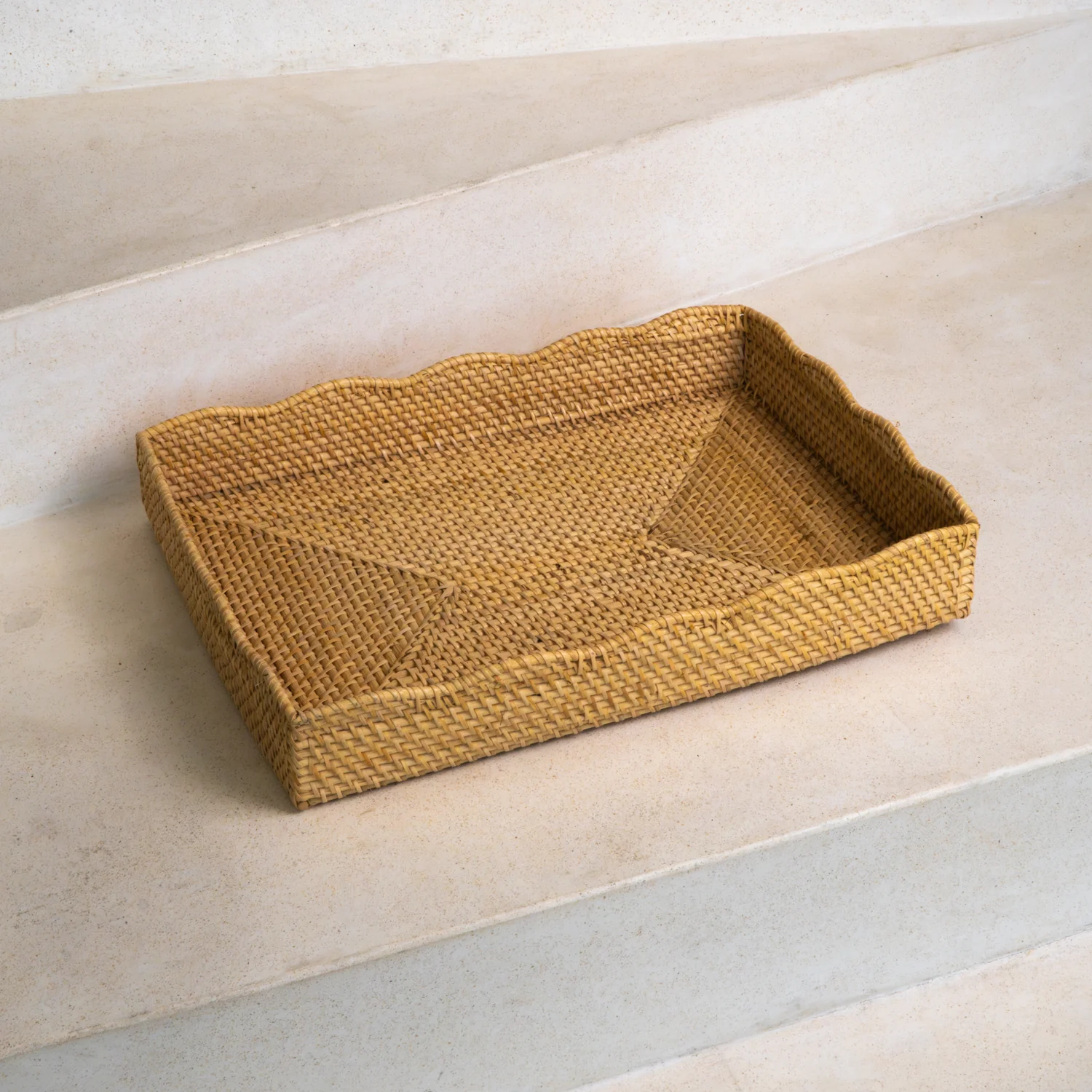 Saji Rattan Trays