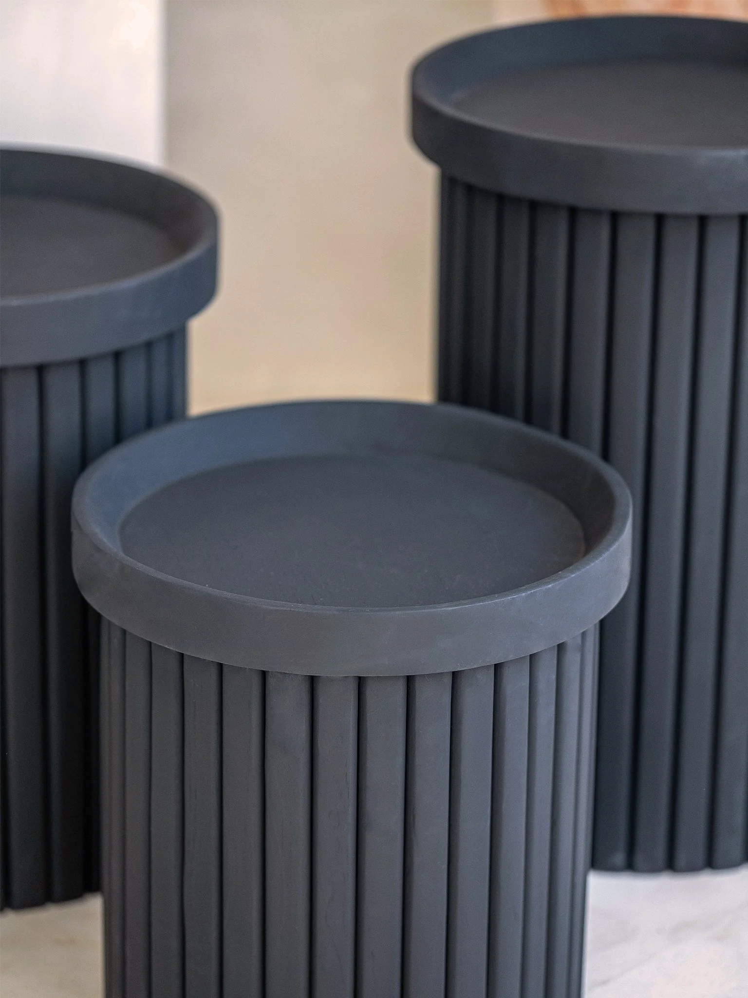 Cinta Black Coffee Table - Three Sizes