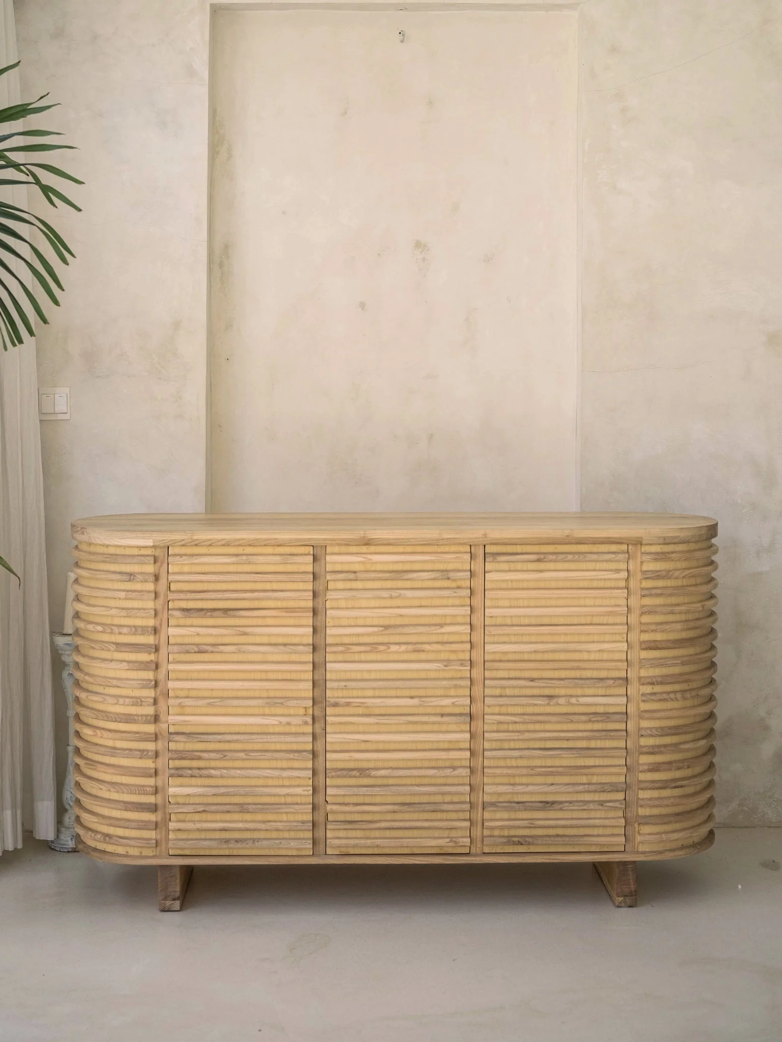 Jiva Wooden Sideboard Cabinet