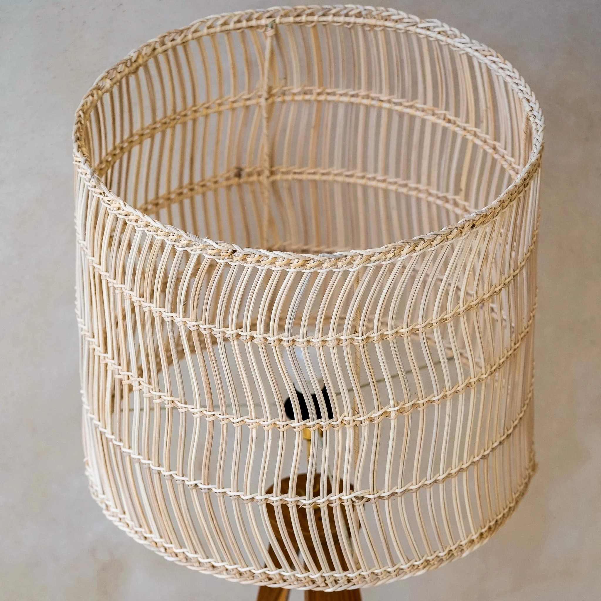 Hana Rattan Tripod Floor Lamp