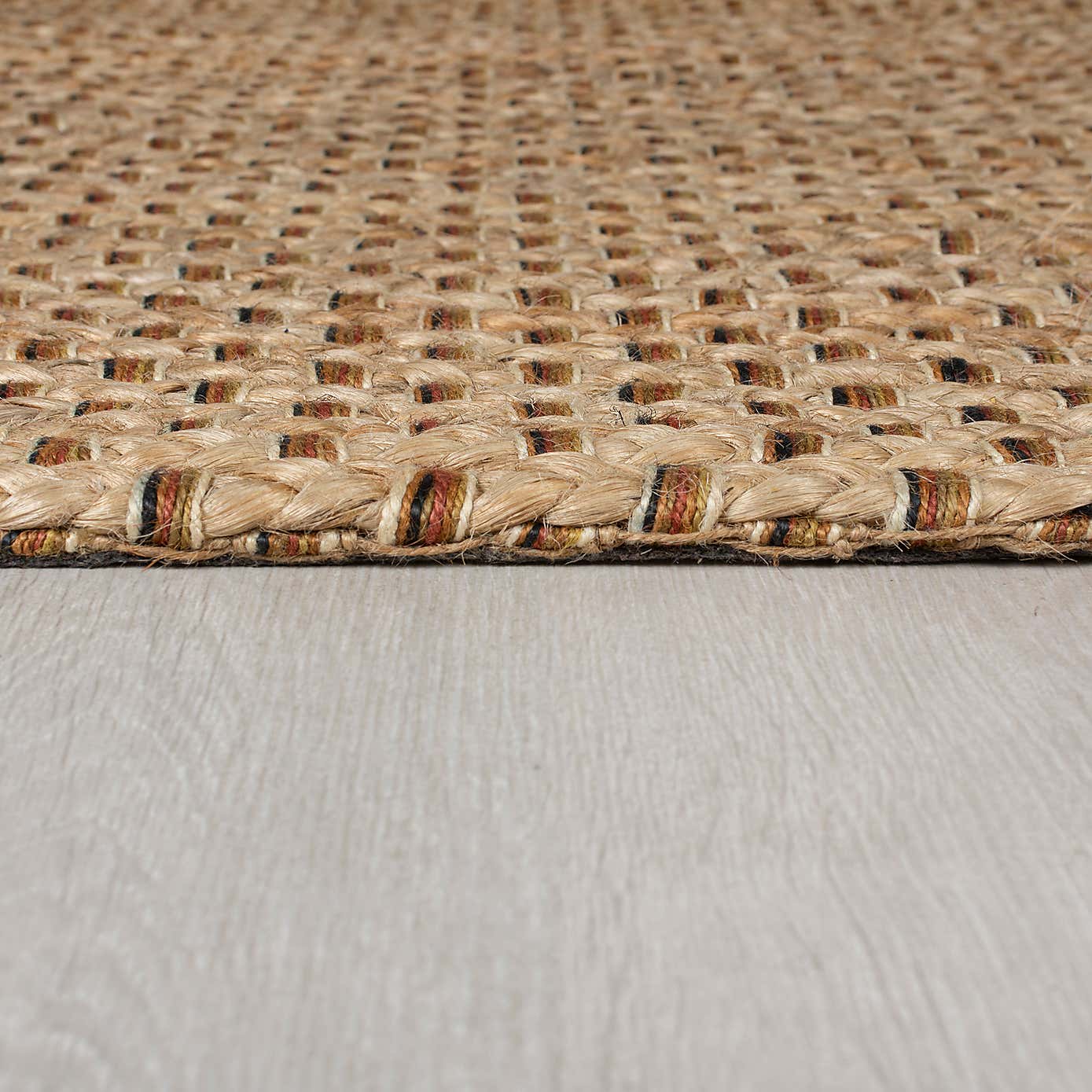 Chunky Jute Square Rug