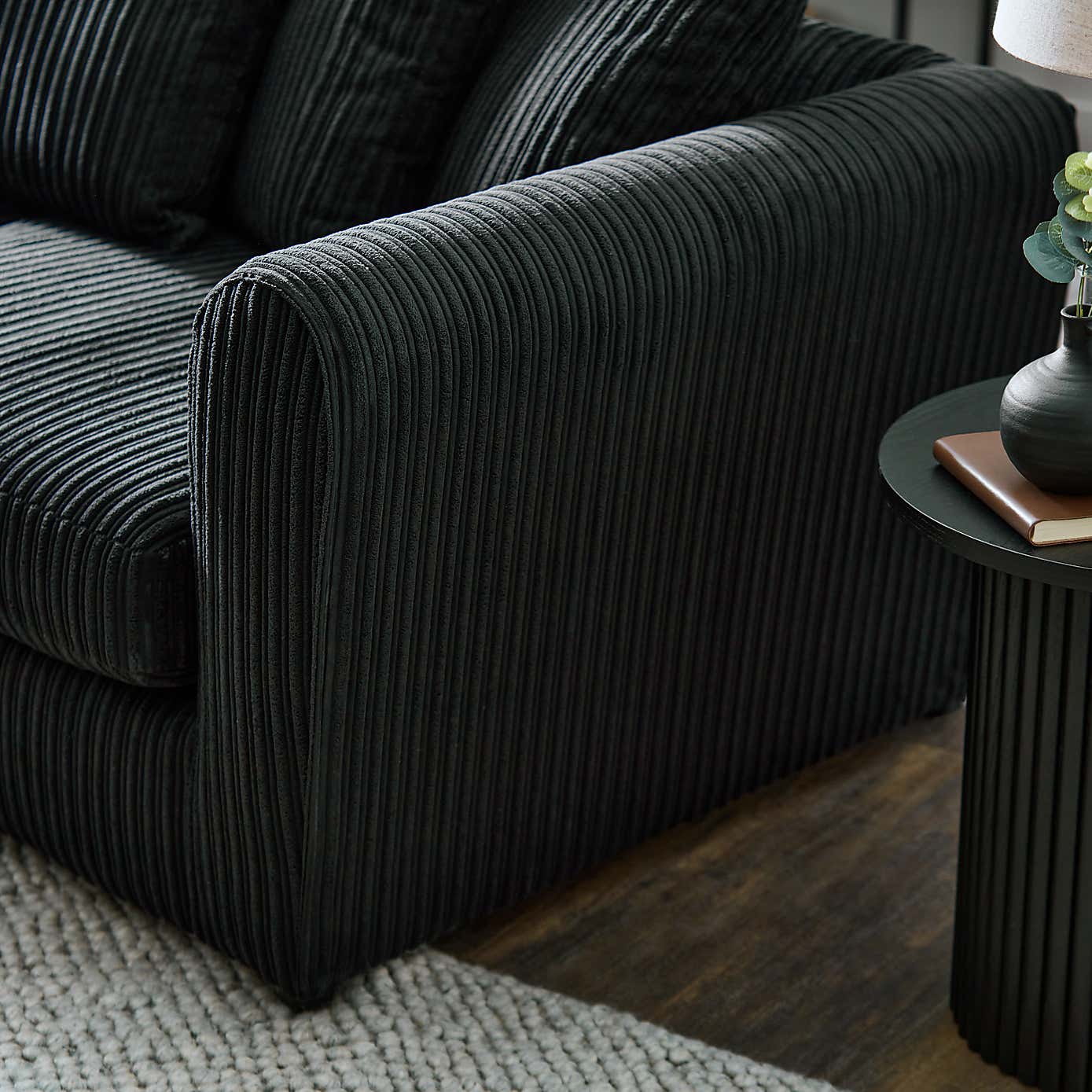 Blake Jumbo Cord Right Hand Corner Sofa