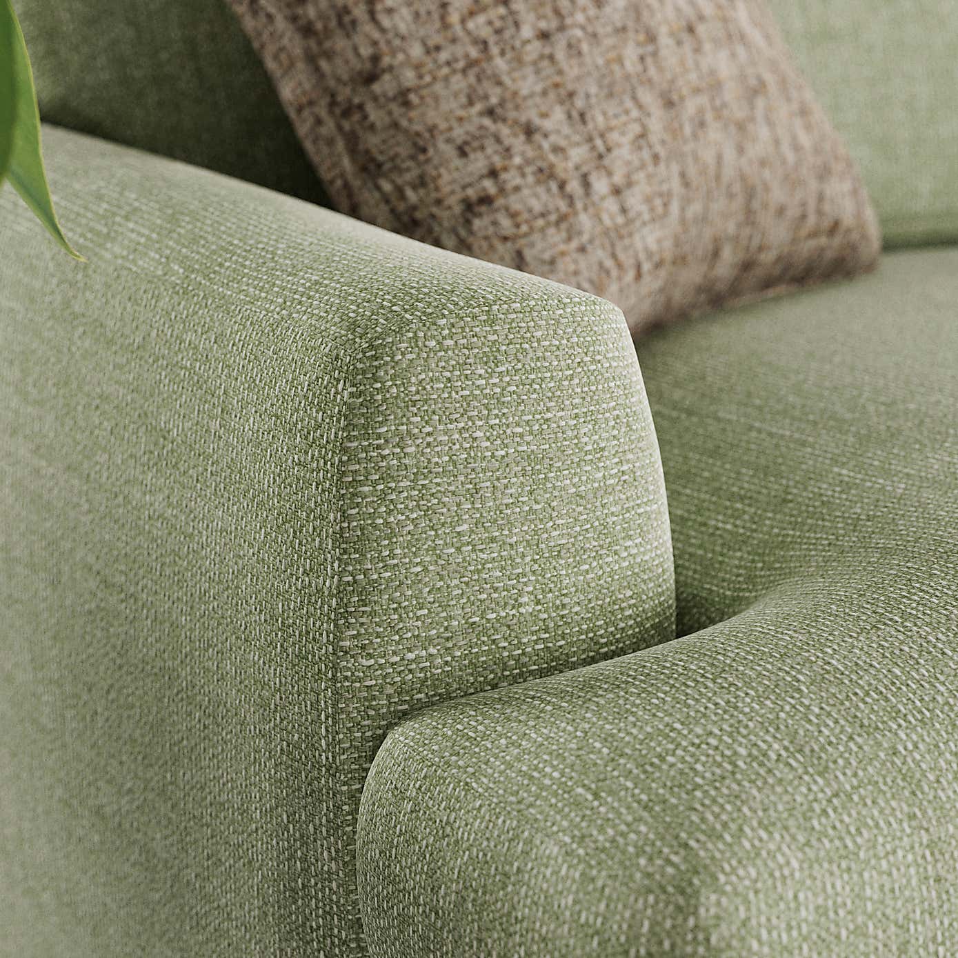 Lawson Chunky Tonal Weave Corner Chaise Sofa