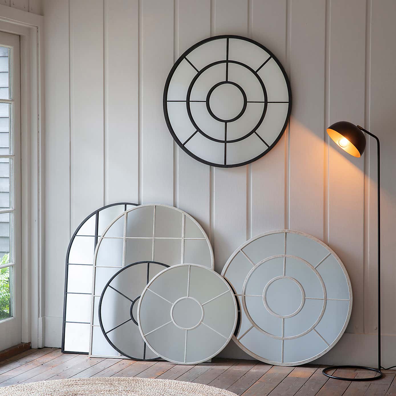 Rockwood Arched Window Wall Mirror