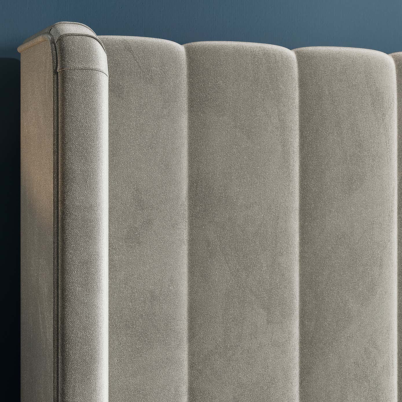 Alara Pleated Velvet Bed